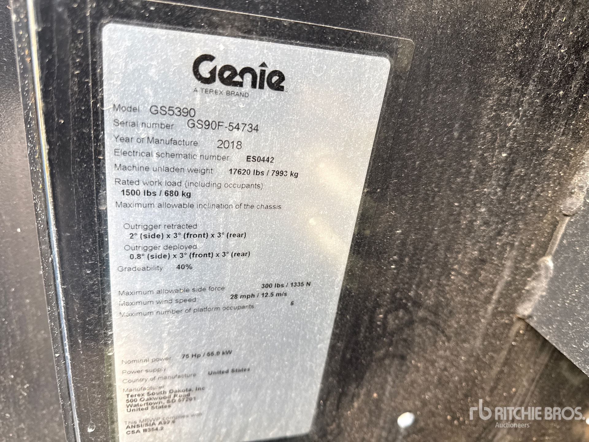 General Appearance with Numer seryjny/numer identyfikacyjny pojazdu