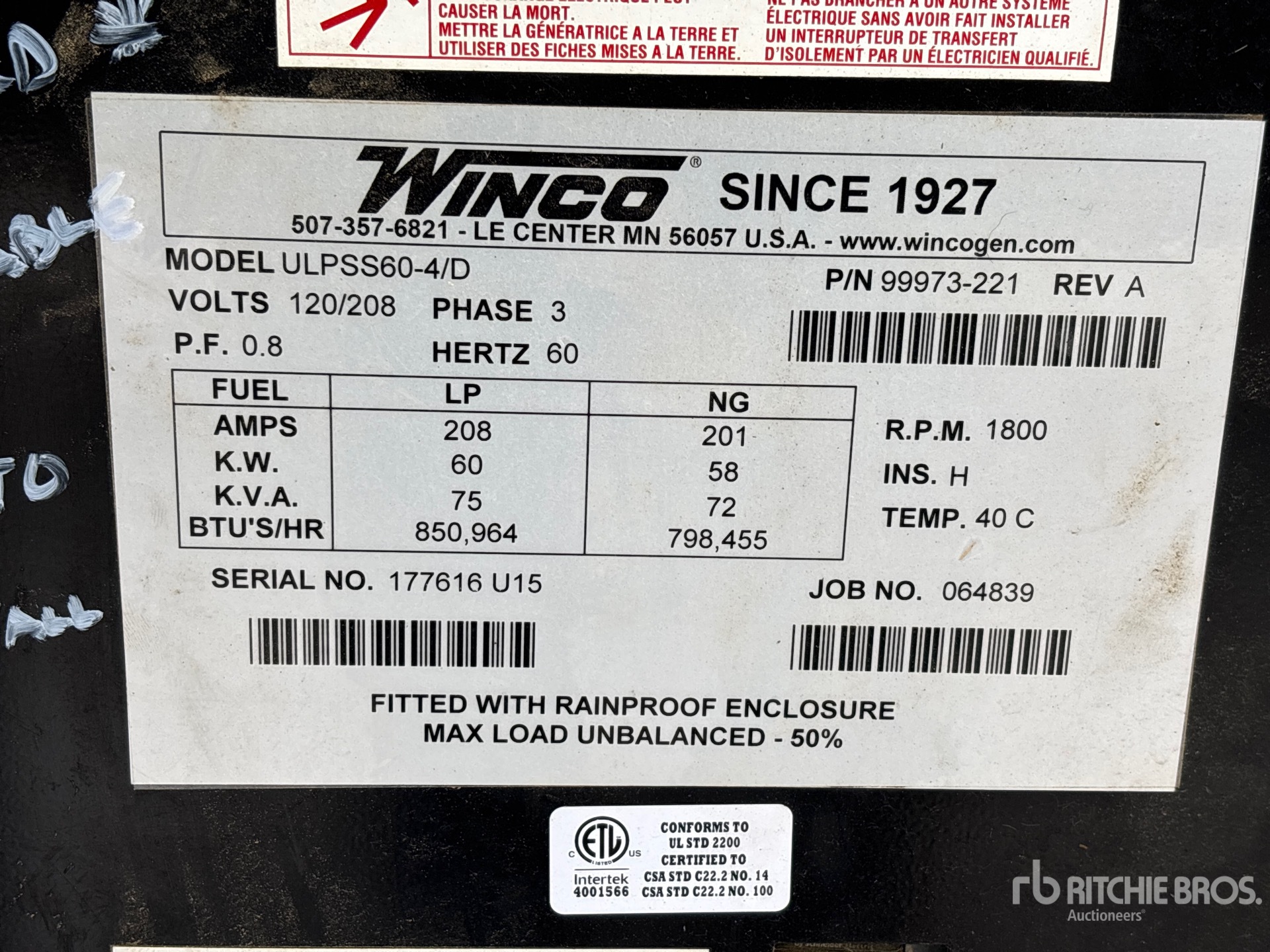 General Appearance with Numer seryjny/numer identyfikacyjny pojazdu