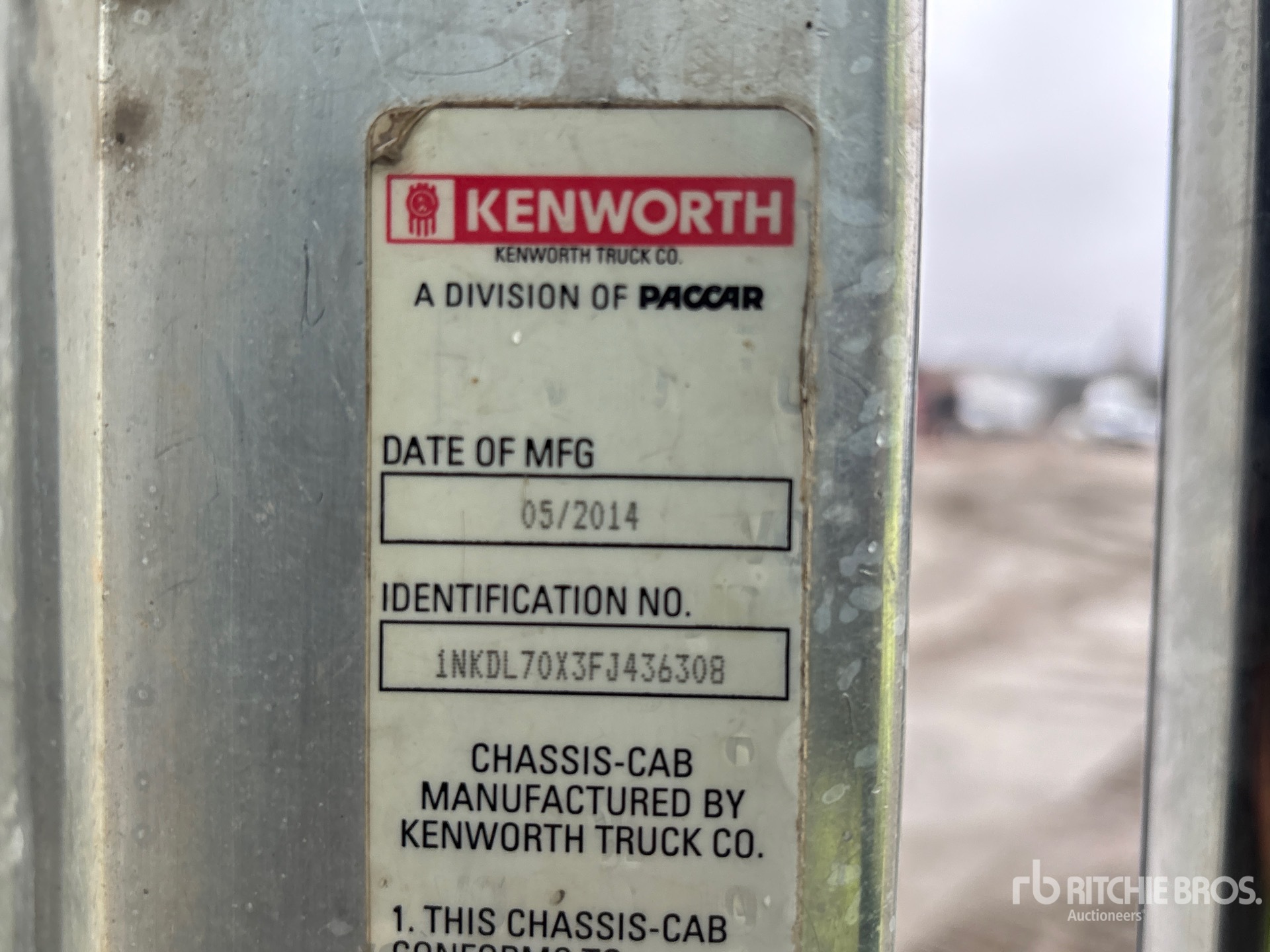 General Appearance with Numero seriale/numero d’identificazione del veicolo (VIN)