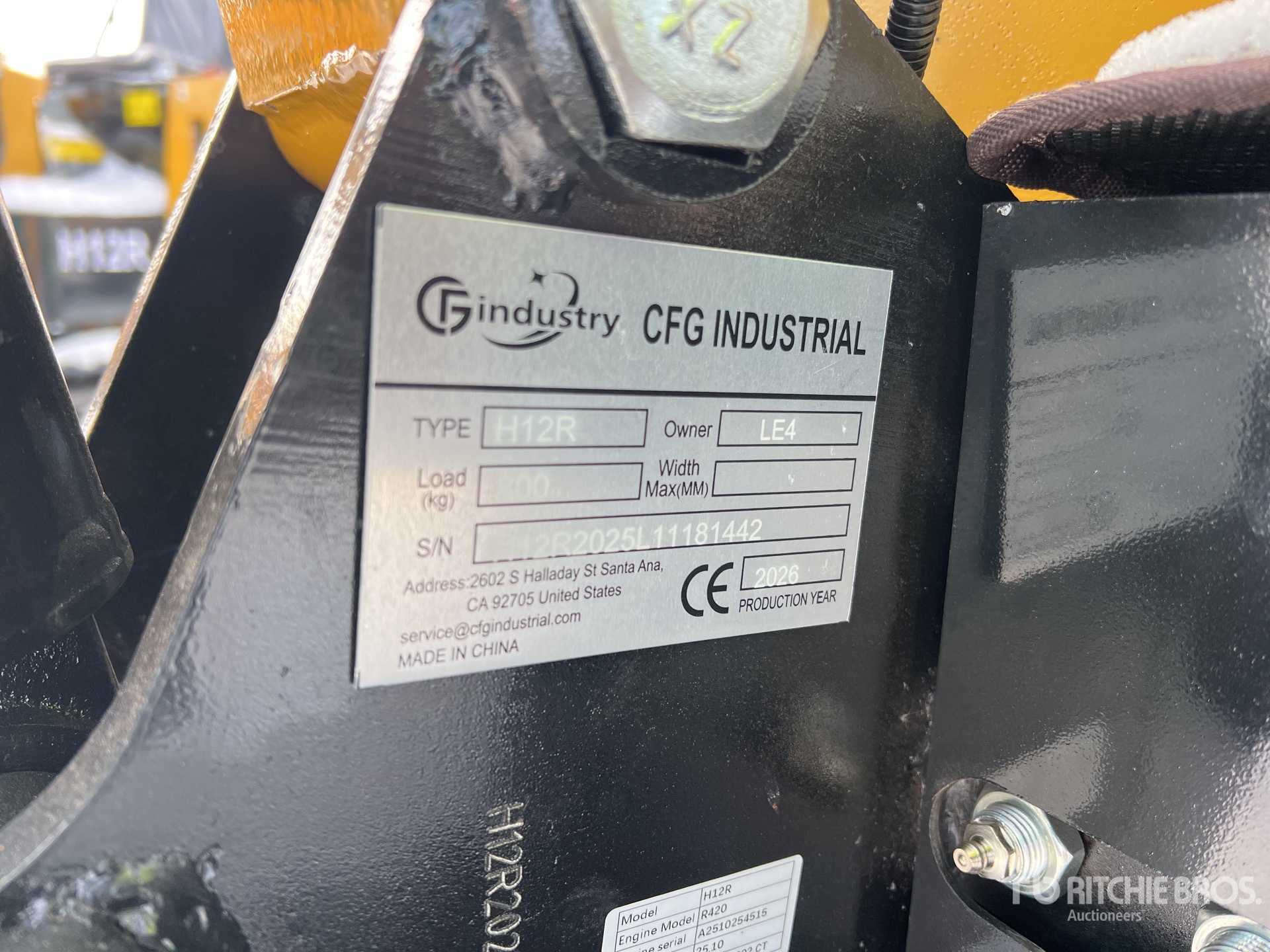 General Appearance with Seriennummer / FIN