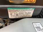 Engine with Emission Label