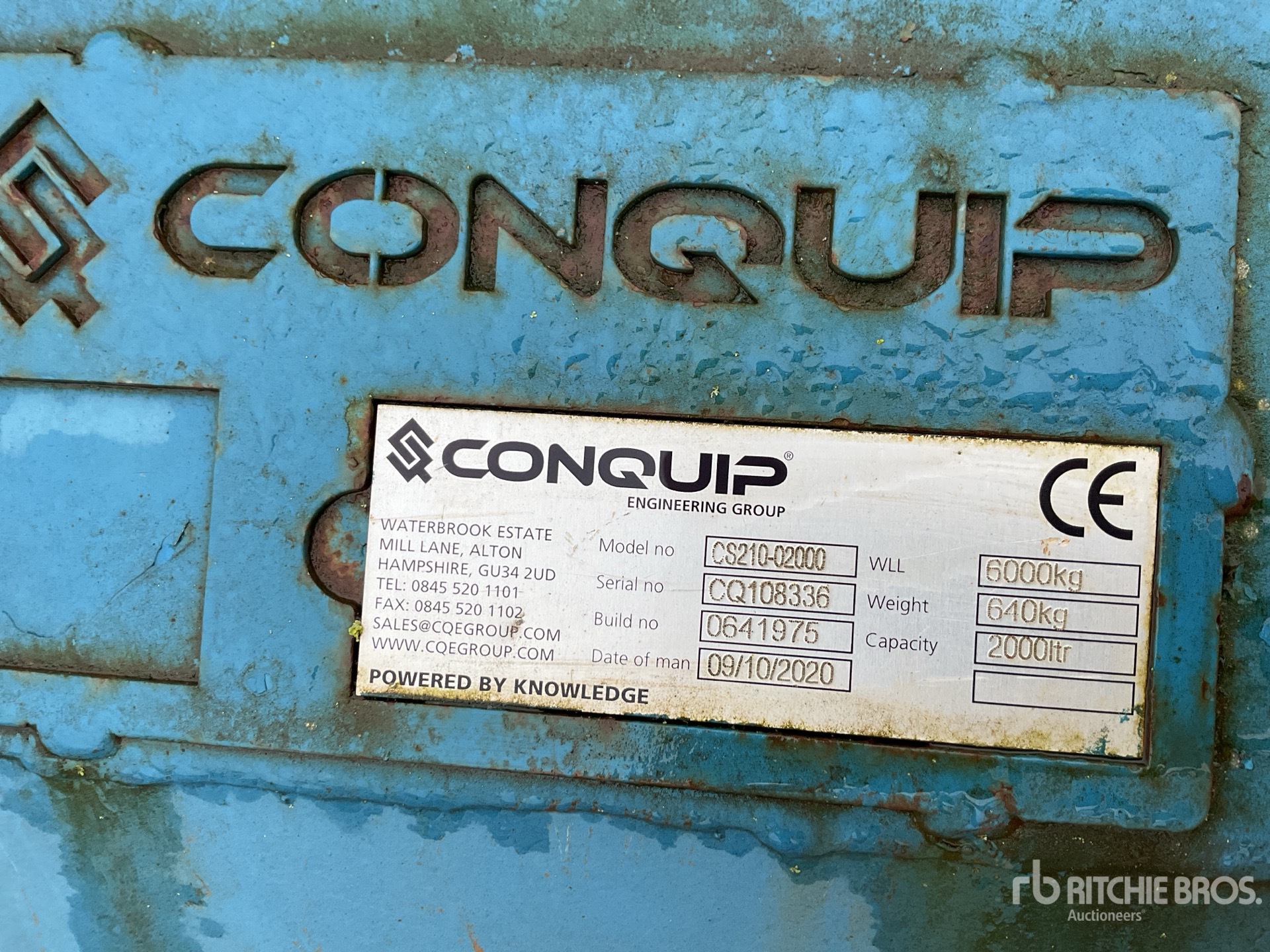 General Appearance with N.º de serie/VIN