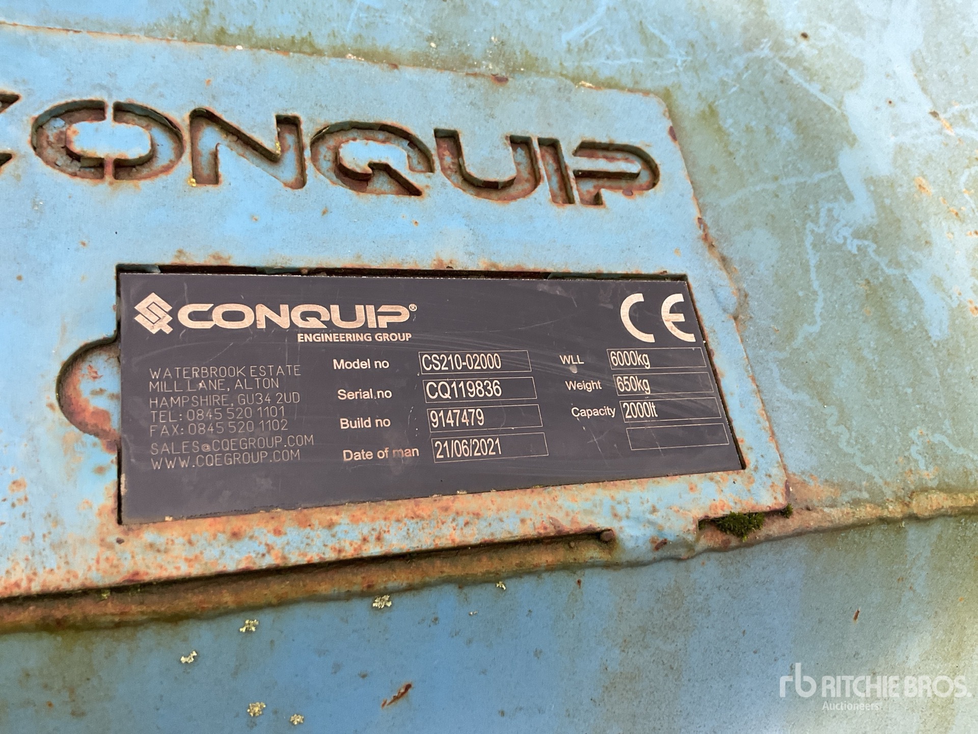 General Appearance with N.º de serie/VIN