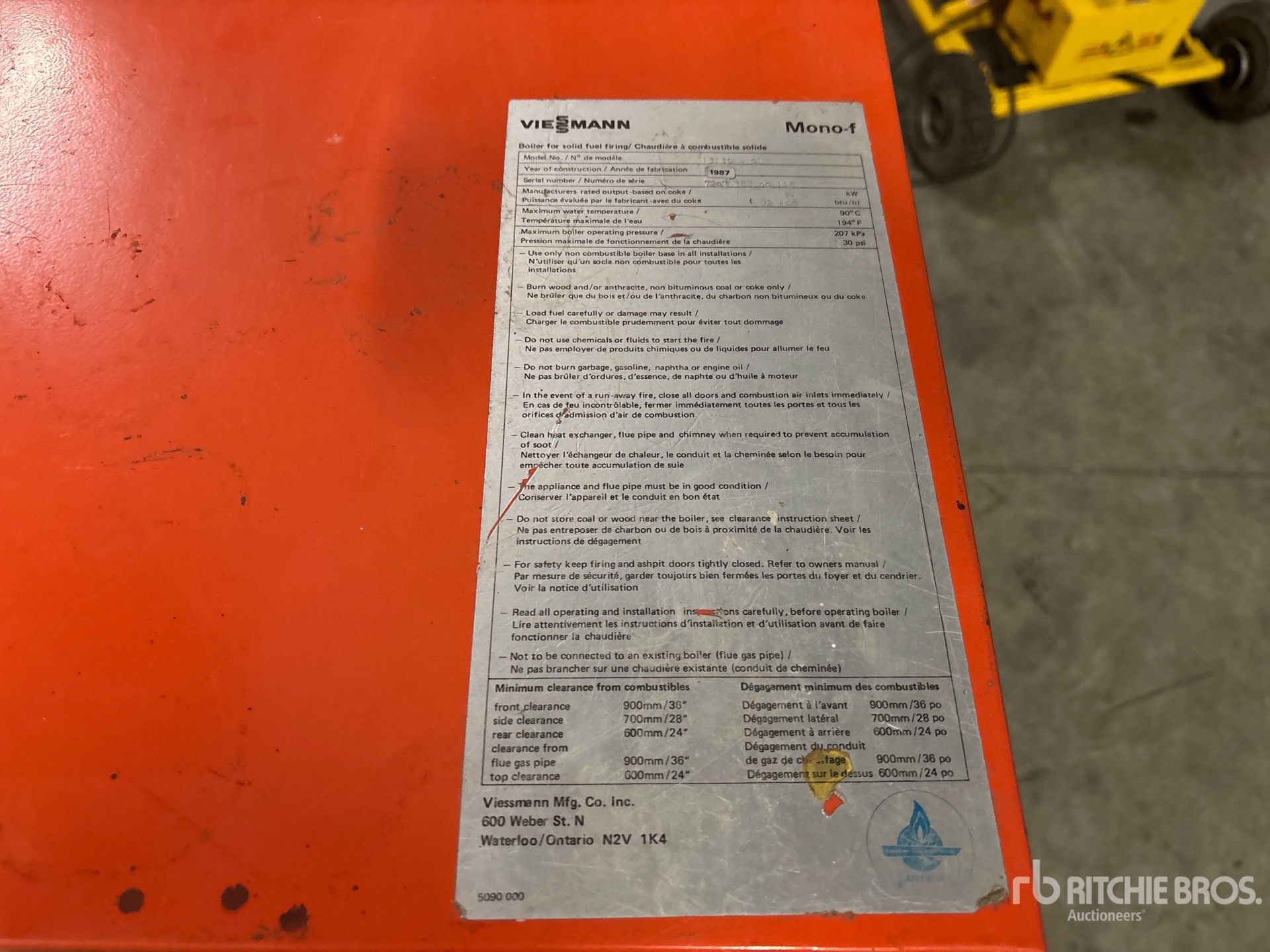 General Appearance with Seriennummer / FIN