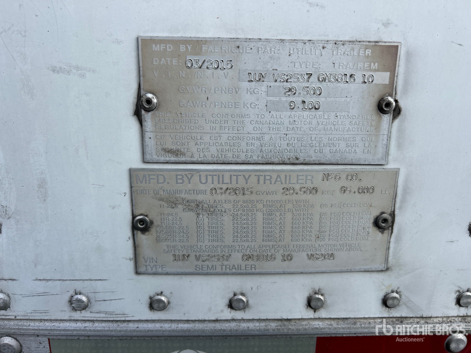 General Appearance with Seriennummer / FIN