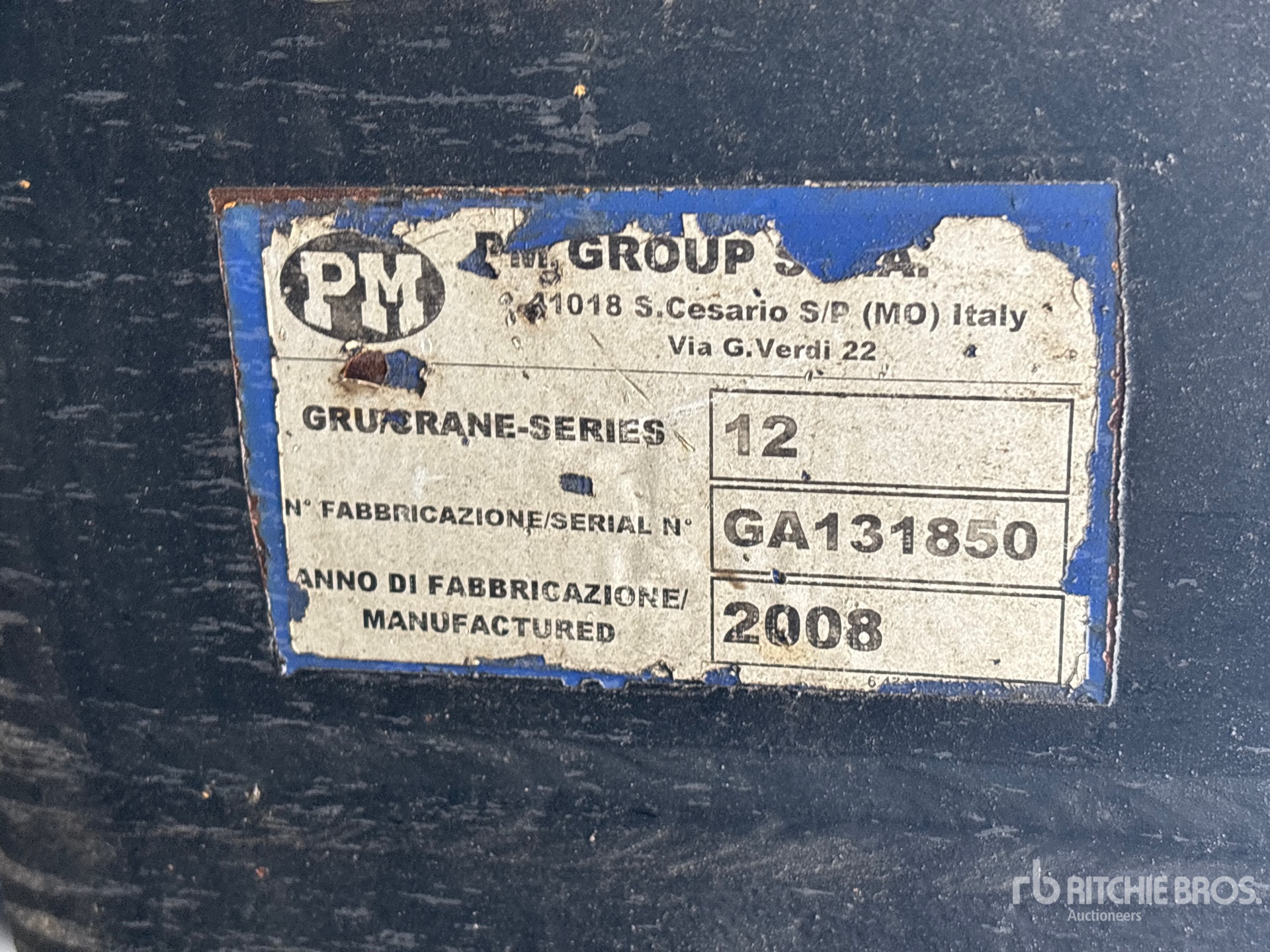 General Appearance with N.º de serie/VIN