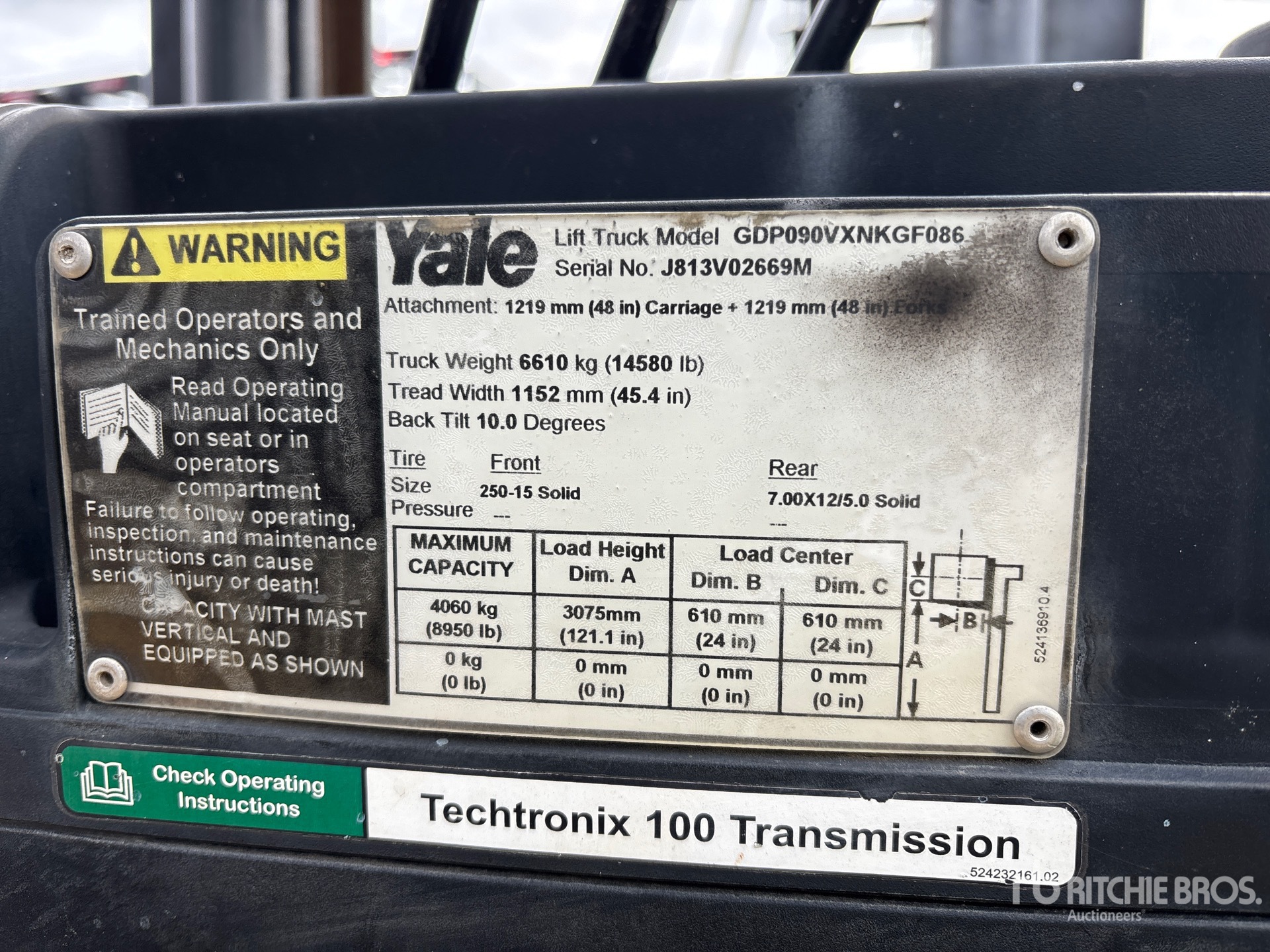 General Appearance with Numéro de série/Numéro d'identification du véhicule automobile