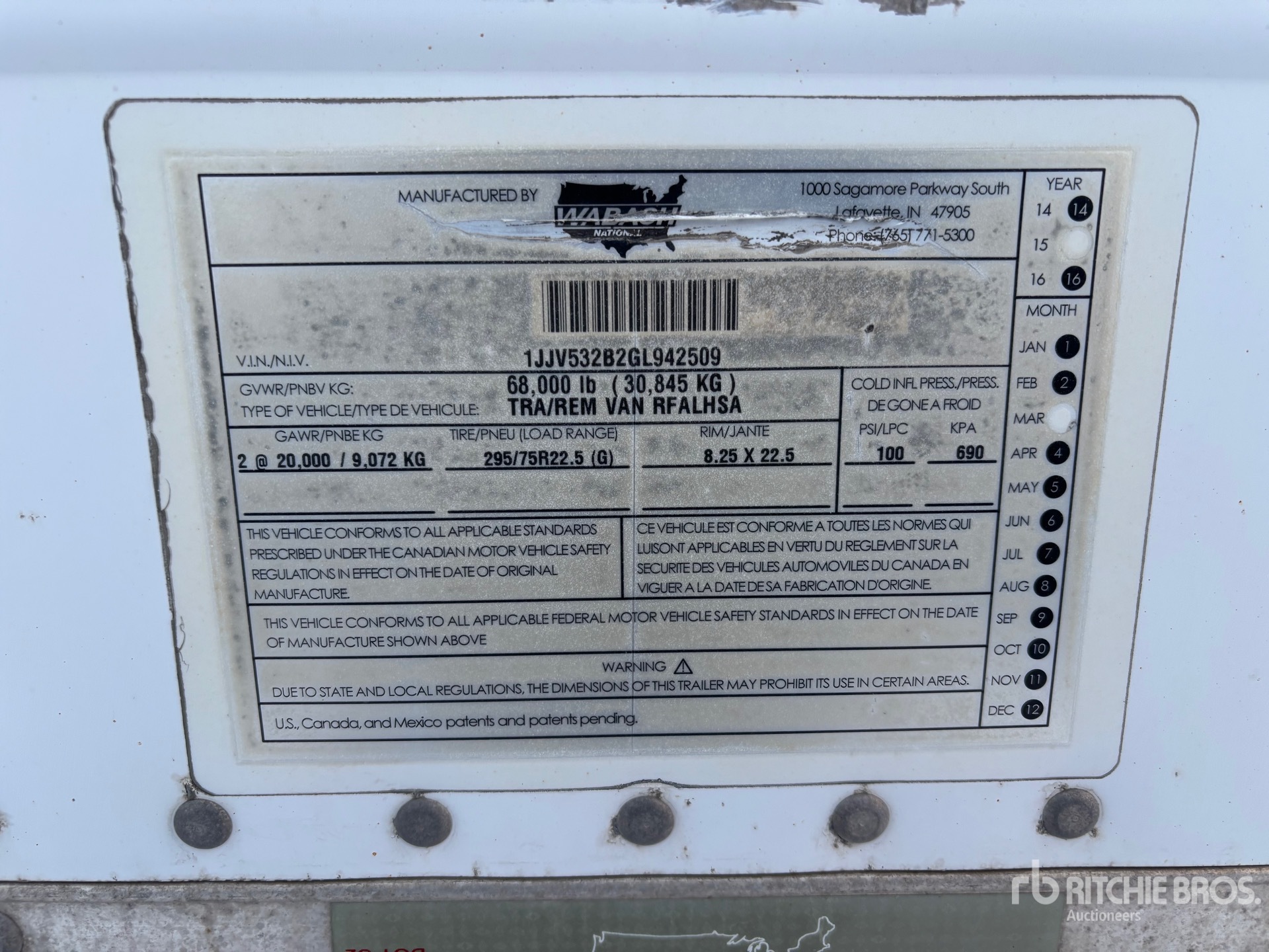 General Appearance with Seriennummer / FIN