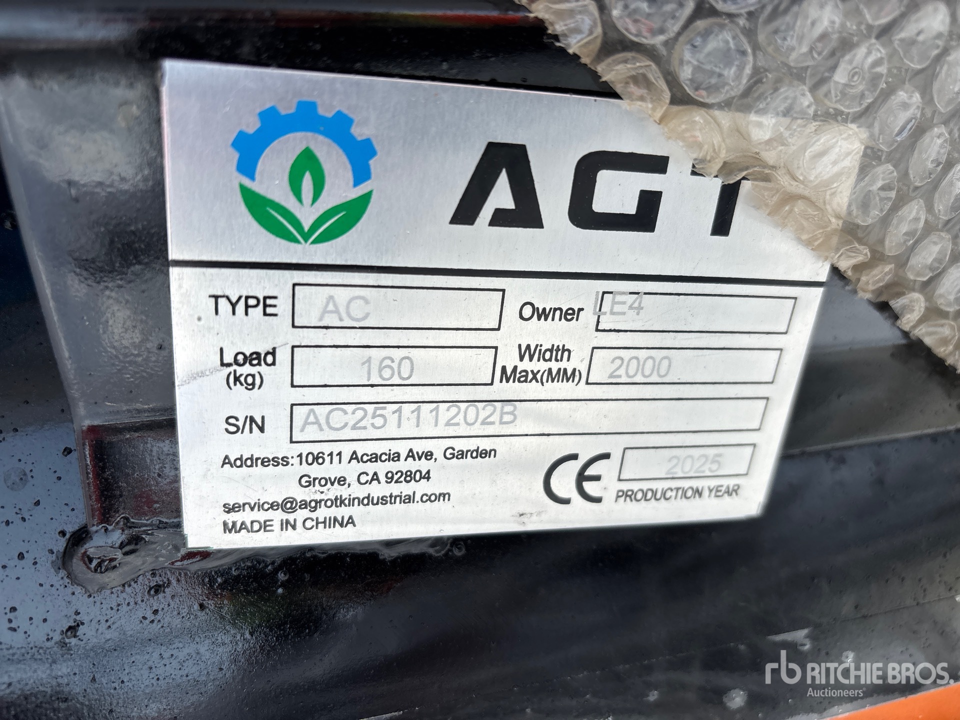 General Appearance with Numero seriale/numero d’identificazione del veicolo (VIN)