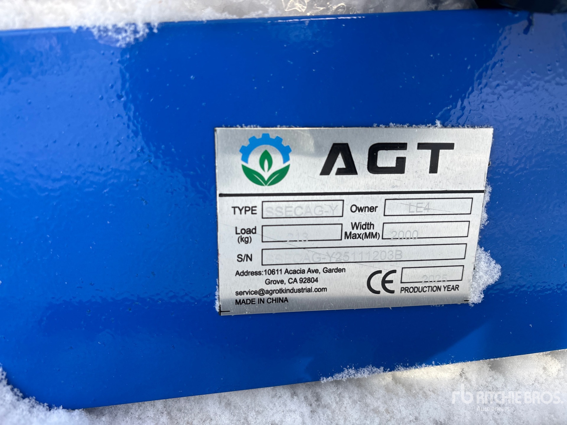 General Appearance with Numero seriale/numero d’identificazione del veicolo (VIN)