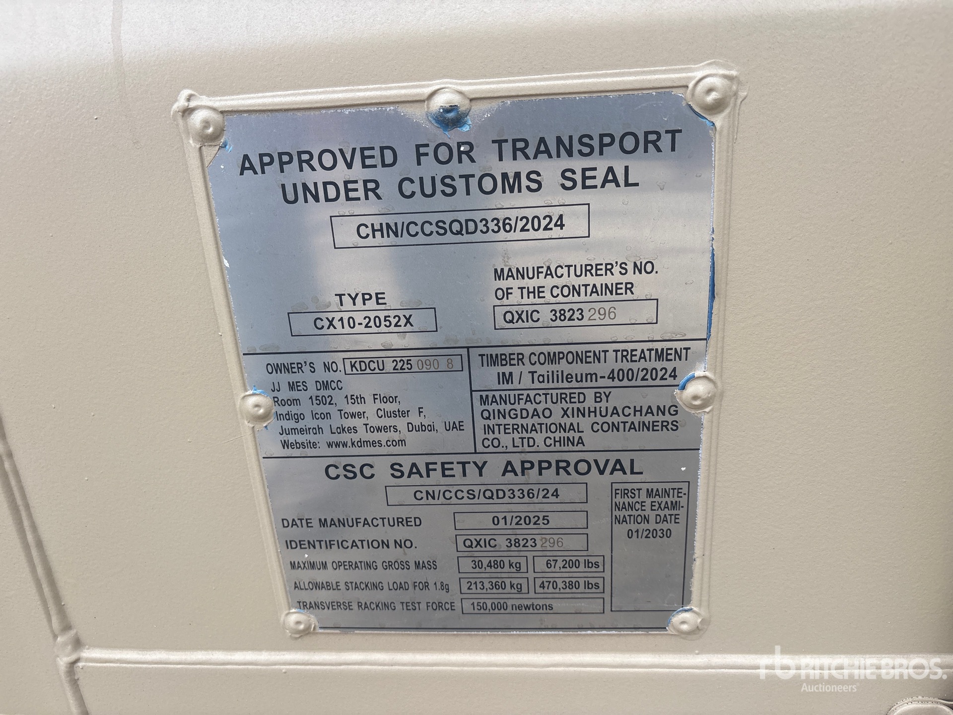 General Appearance with Seriennummer / FIN