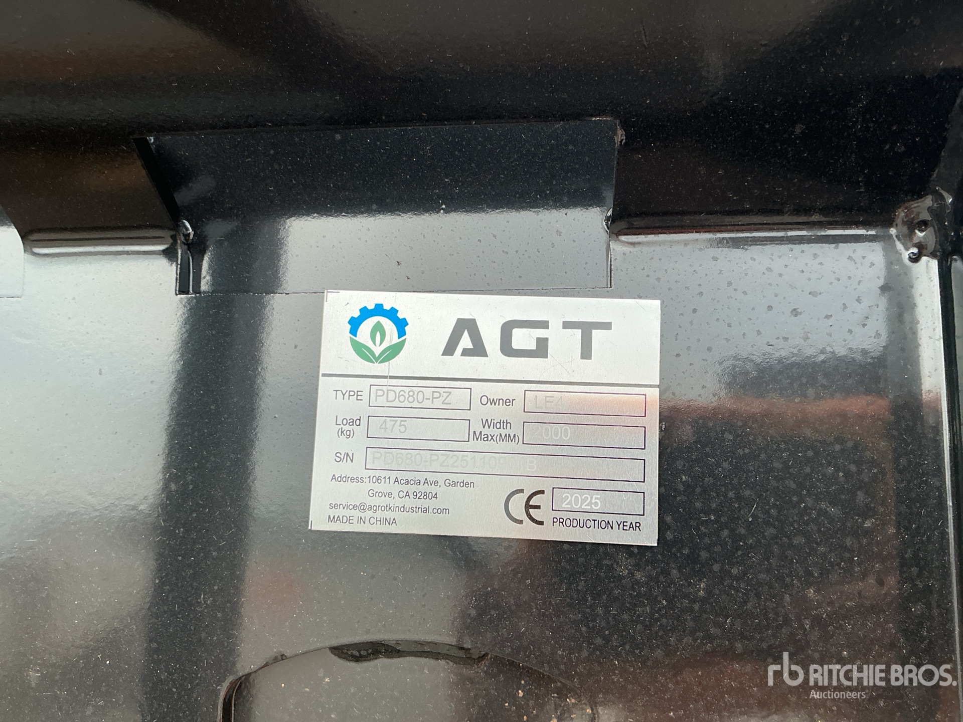 General Appearance with Numer seryjny/numer identyfikacyjny pojazdu