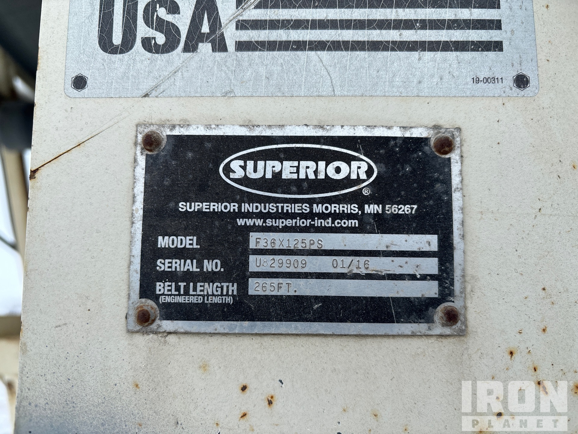 General Appearance with N.º de serie/VIN