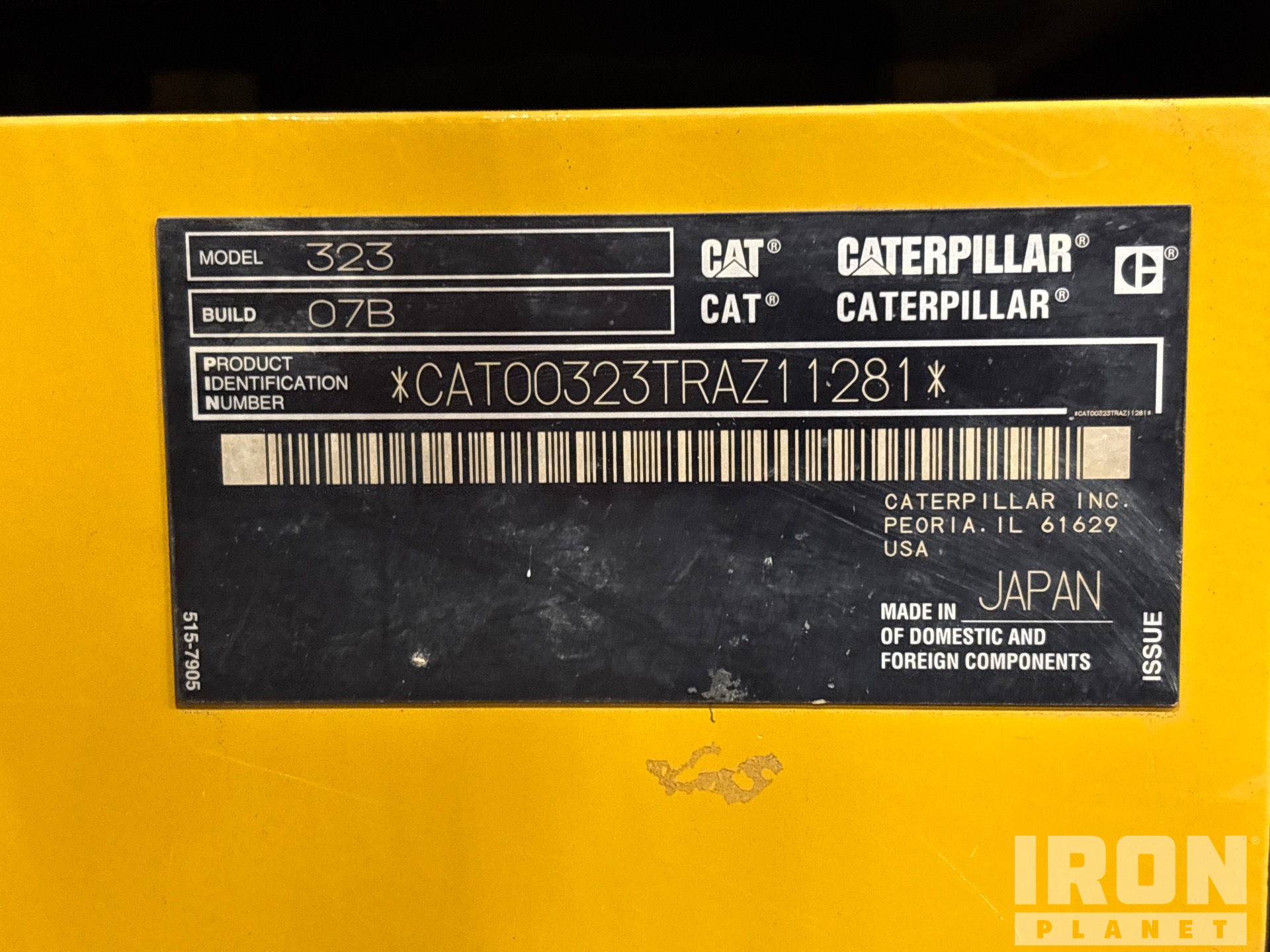 General Appearance with Numero seriale/numero d’identificazione del veicolo (VIN)