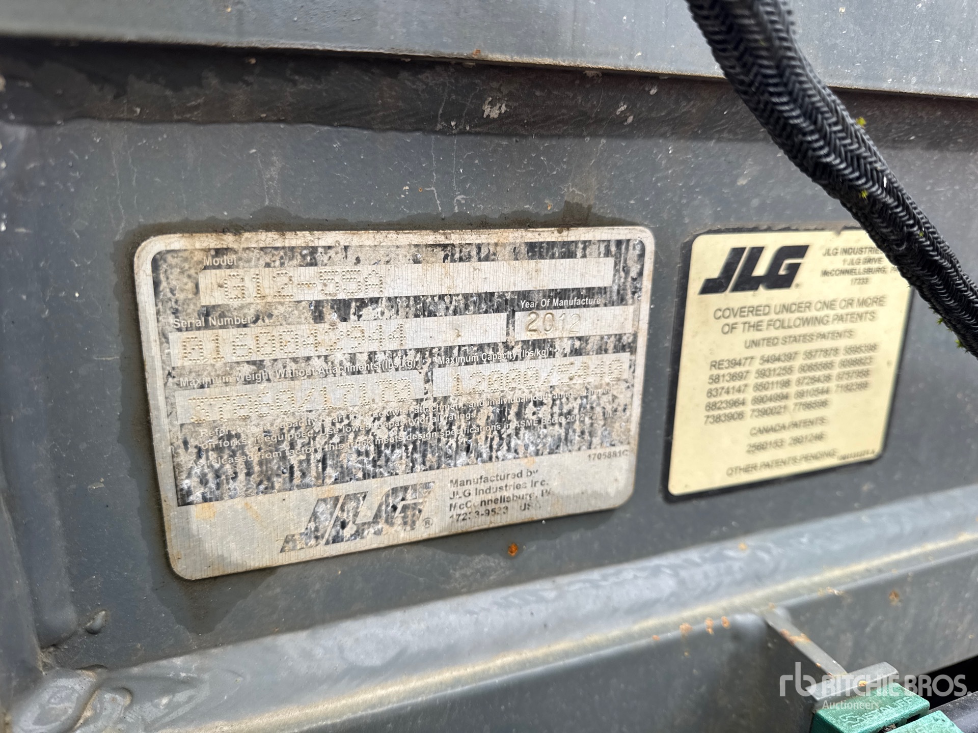 General Appearance with N.º de serie/VIN