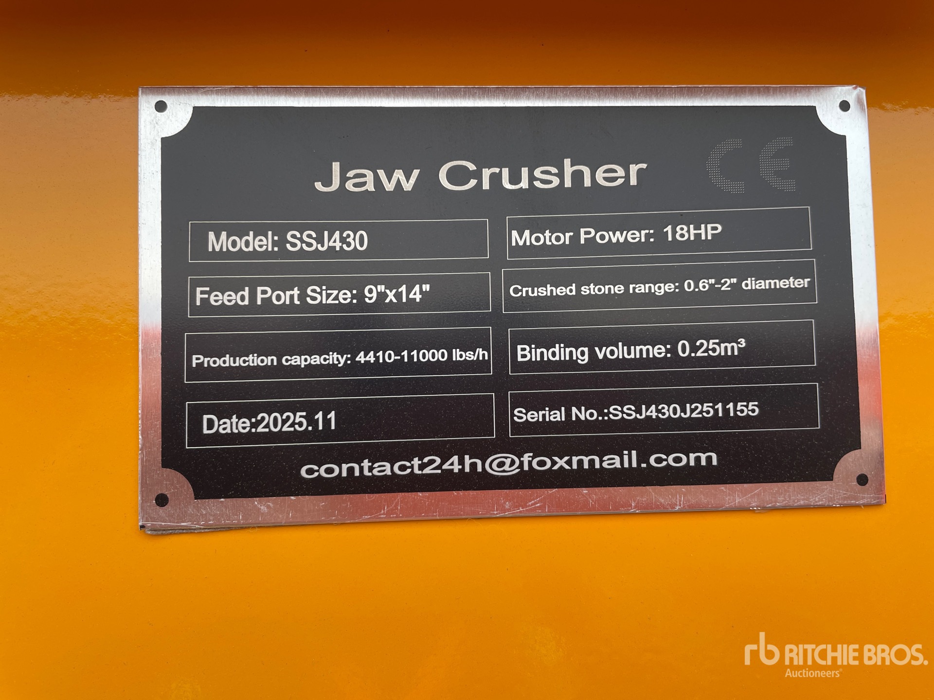 General Appearance with Seriennummer / FIN