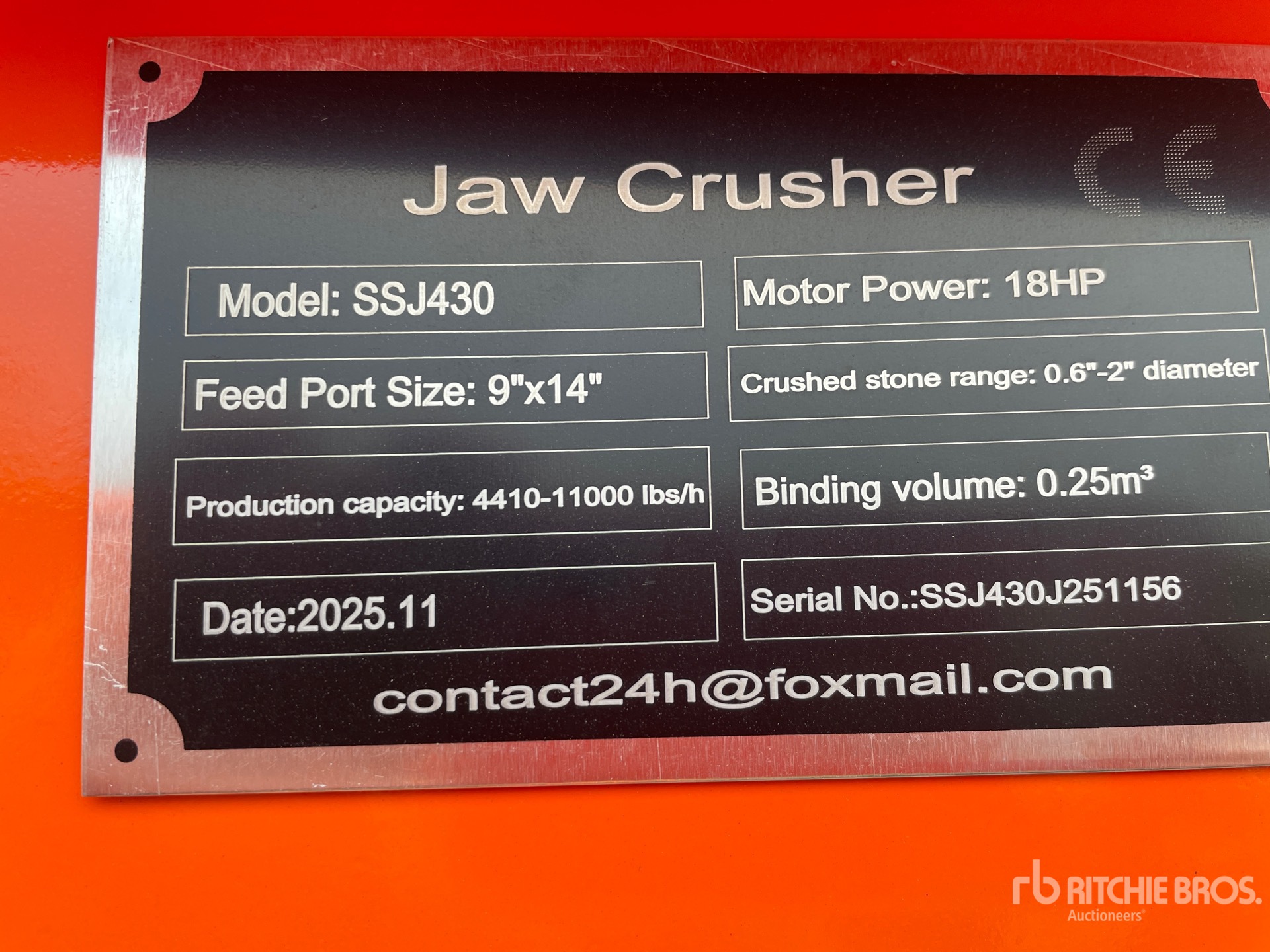 General Appearance with Seriennummer / FIN