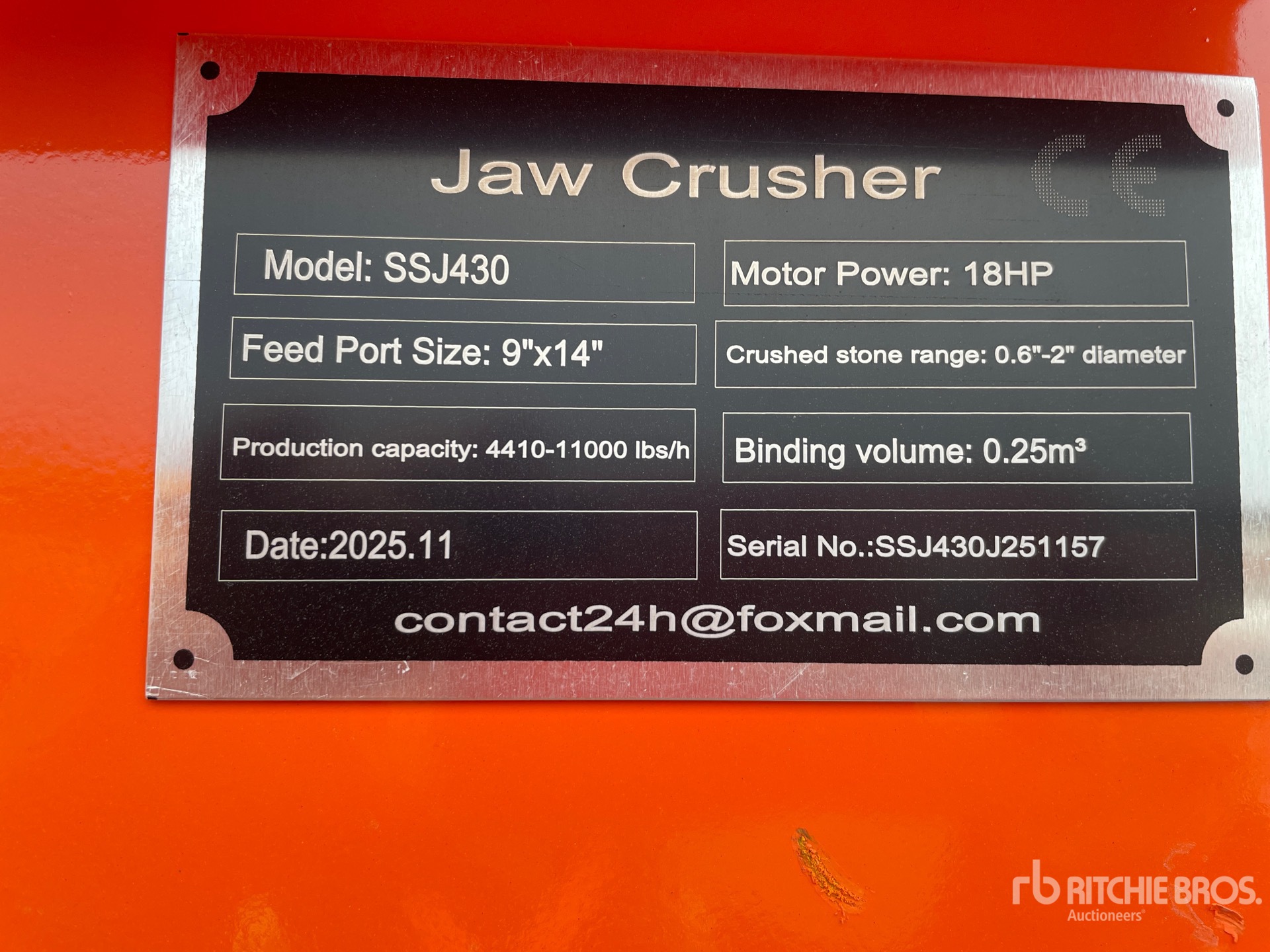 General Appearance with Seriennummer / FIN