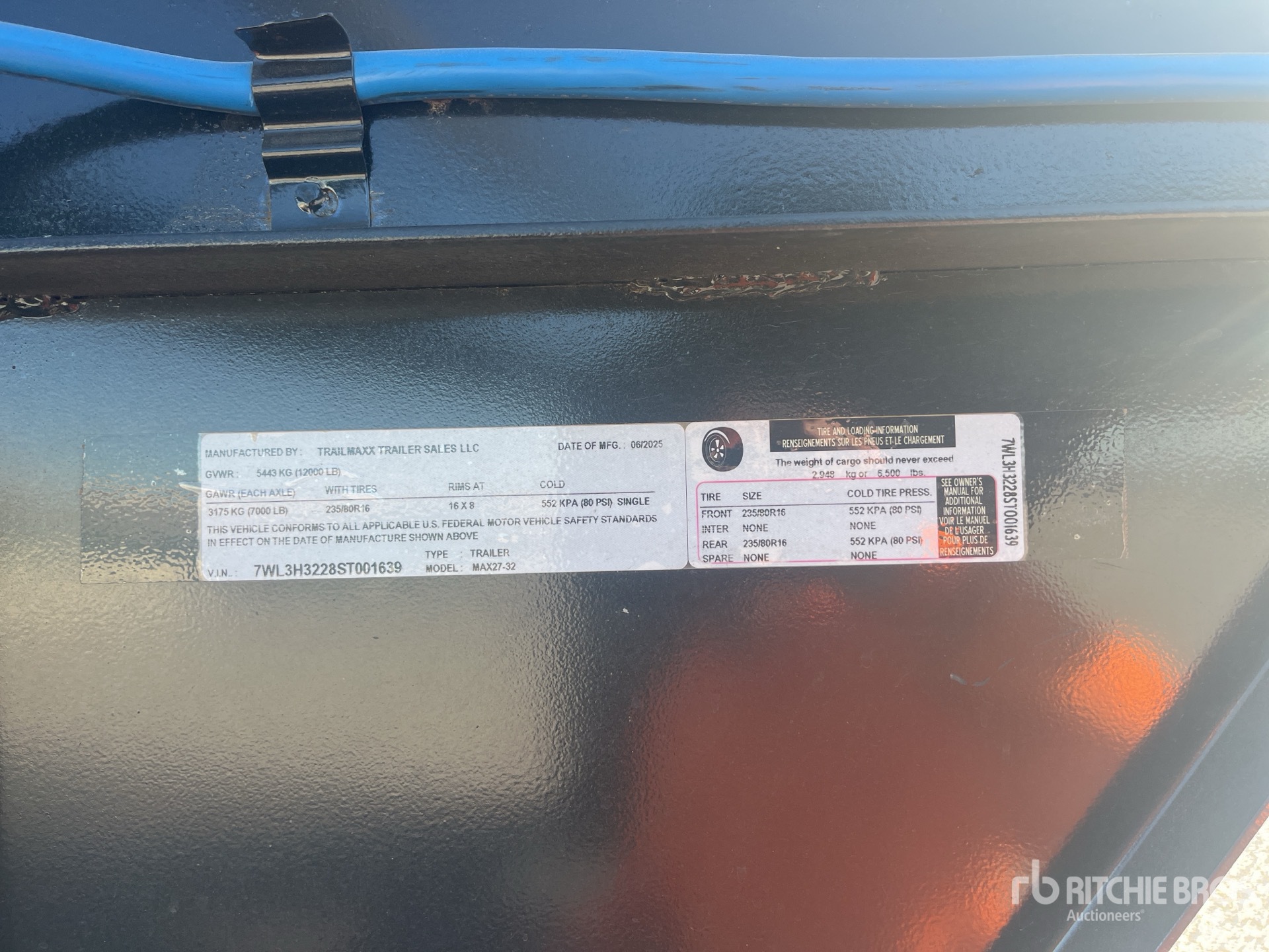 General Appearance with Numer seryjny/numer identyfikacyjny pojazdu