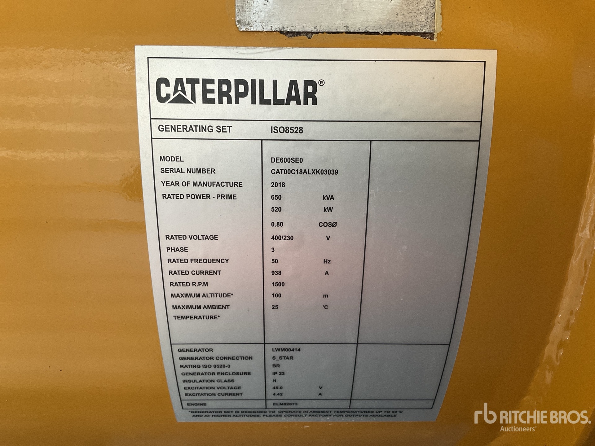 General Appearance with Numéro de série/Numéro d'identification du véhicule automobile