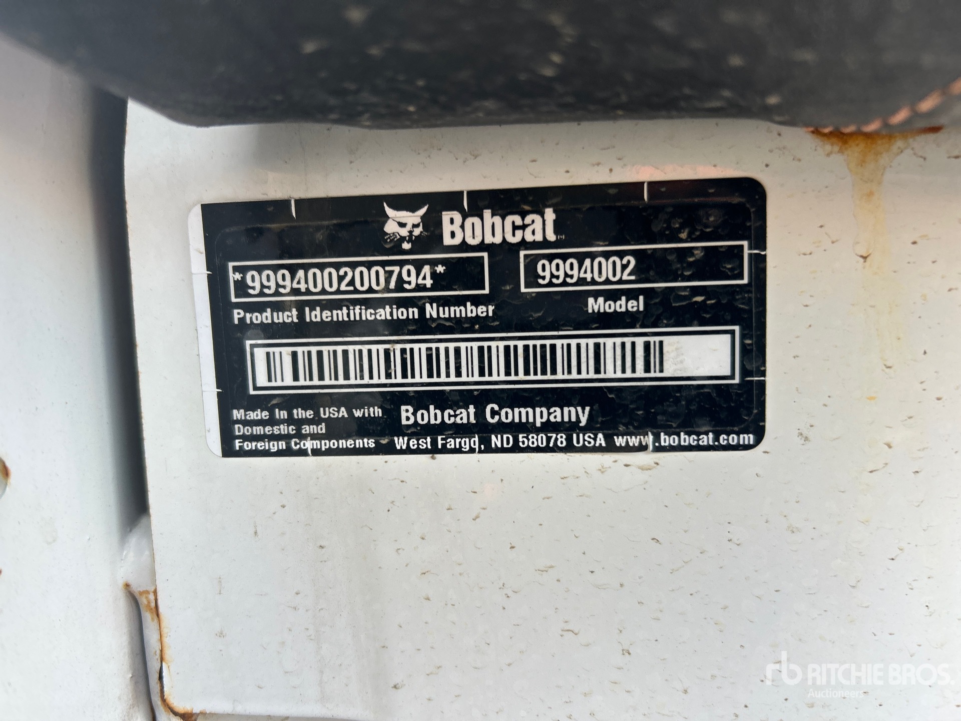 General Appearance with Numer seryjny/numer identyfikacyjny pojazdu