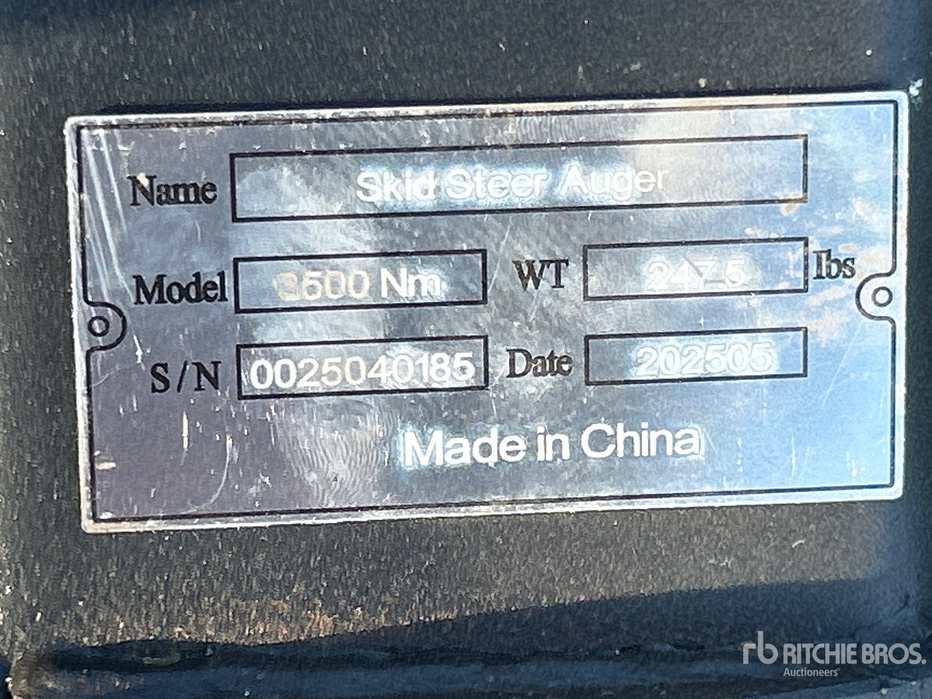 General Appearance with Seriennummer / FIN