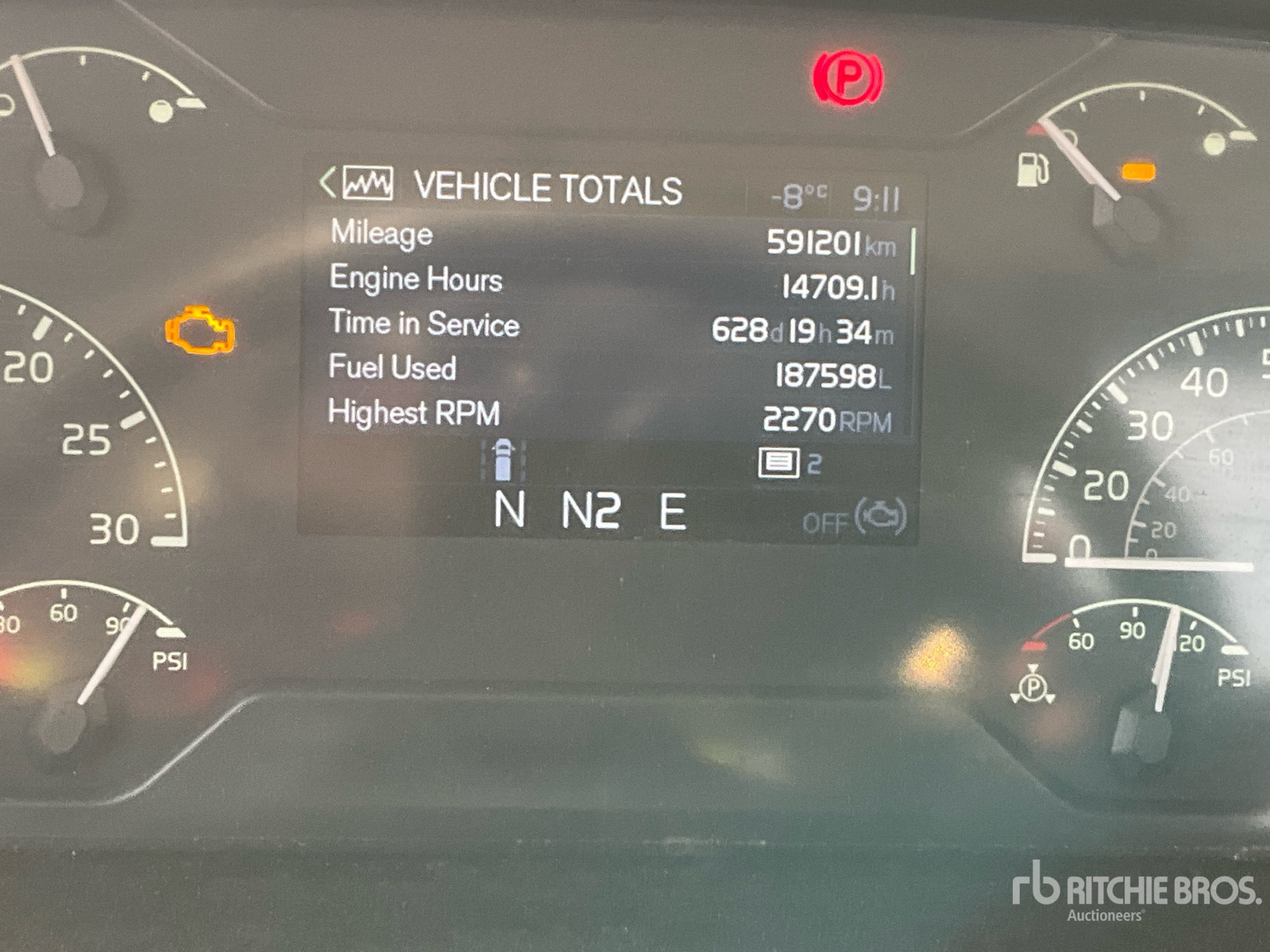General Appearance with Hour Meter / Odometer