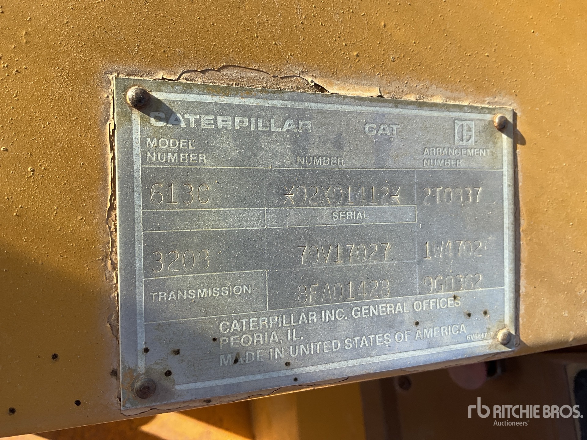 General Appearance with N.º de serie/VIN