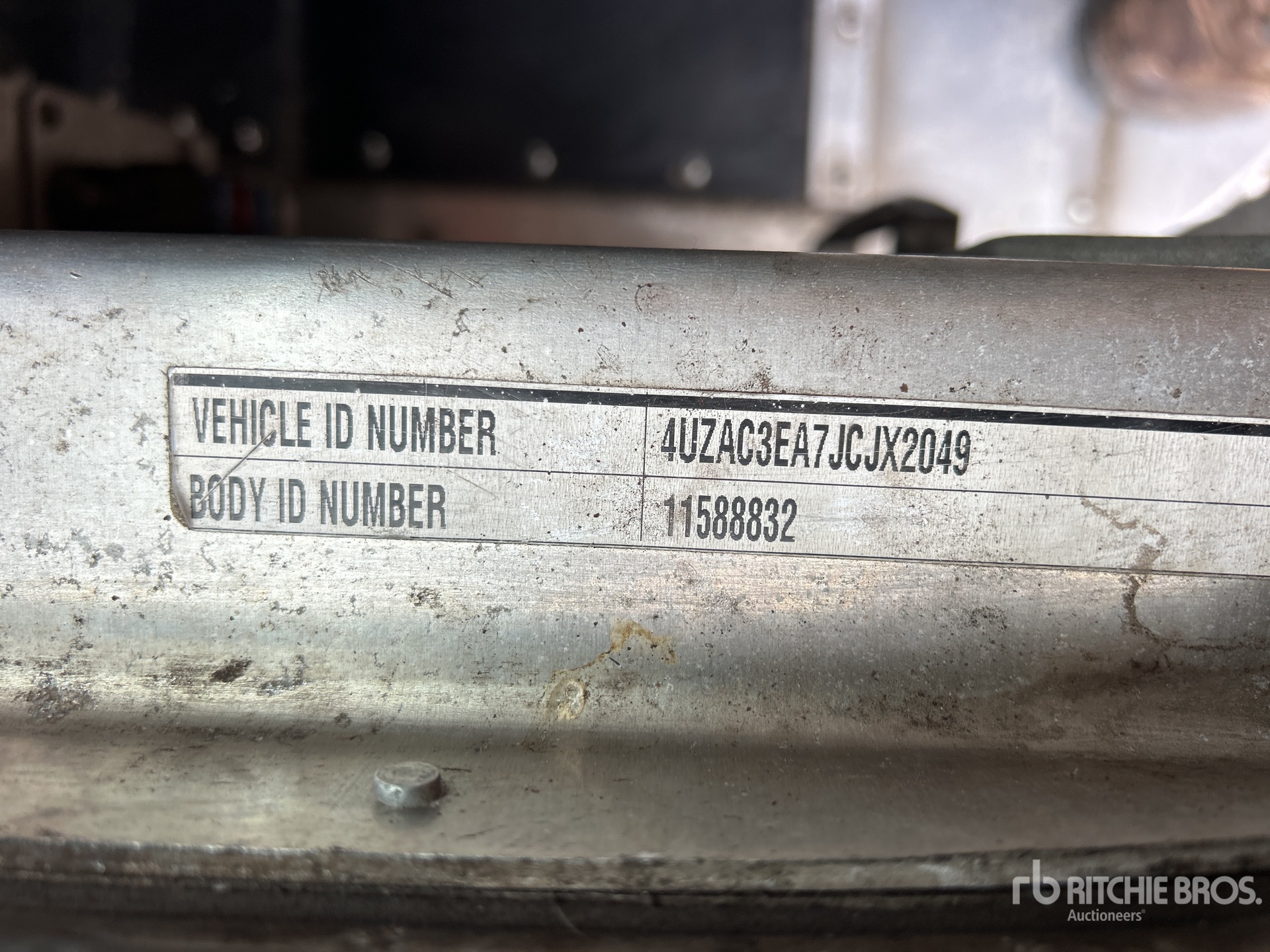 General Appearance with N.º de serie/VIN