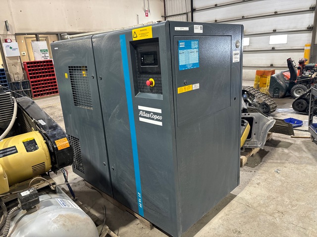 2020 Atlas Copco ZT 15 FF 72.9 cfm Skid-Mounted Electric Air Compressor 2020 Atlas Copco ZT 15 FF 72.9 cfm Skid-Mounted Electric Air Compressor