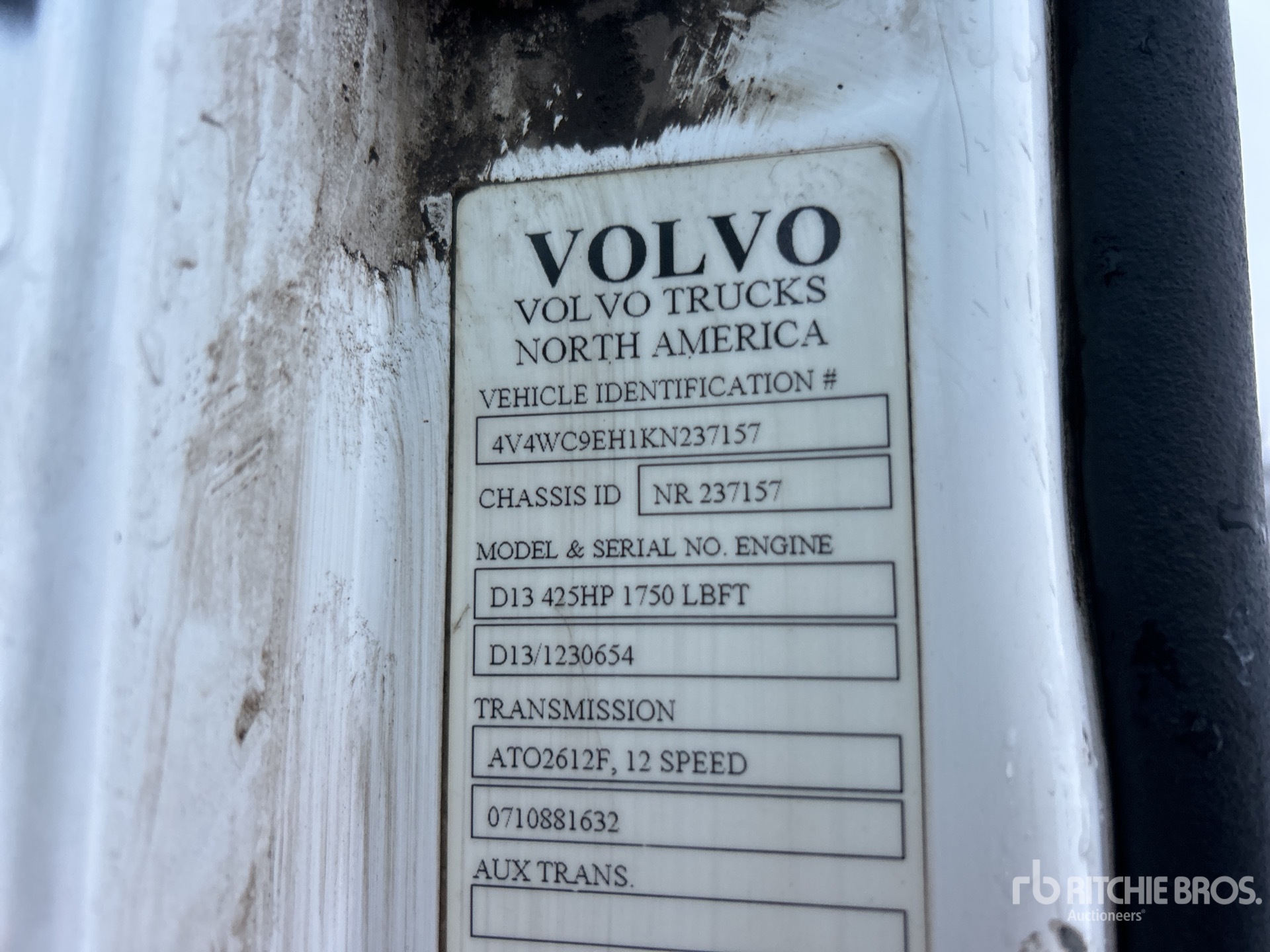 General Appearance with Numéro de série/Numéro d'identification du véhicule automobile