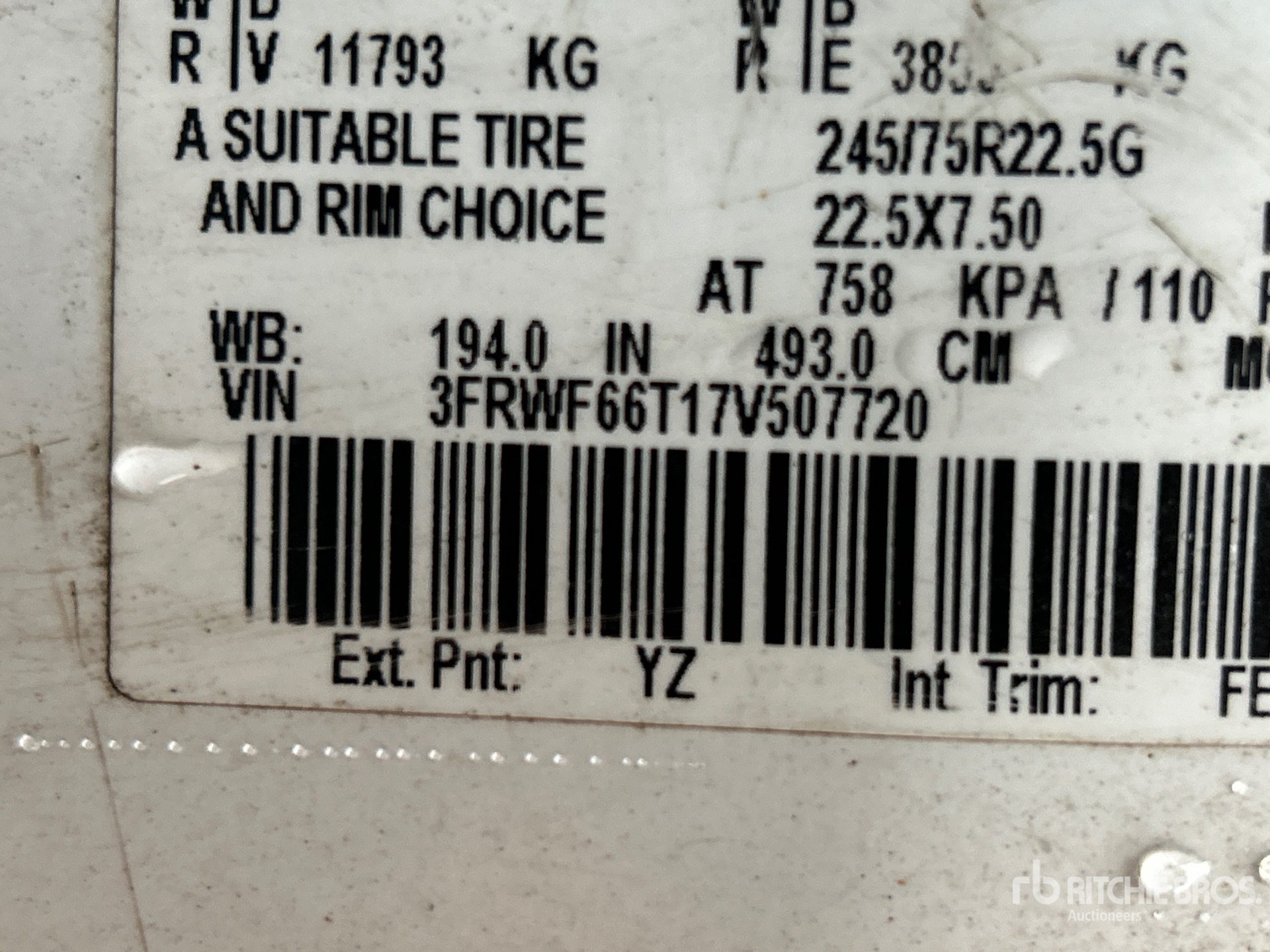 General Appearance with Seriennummer / FIN