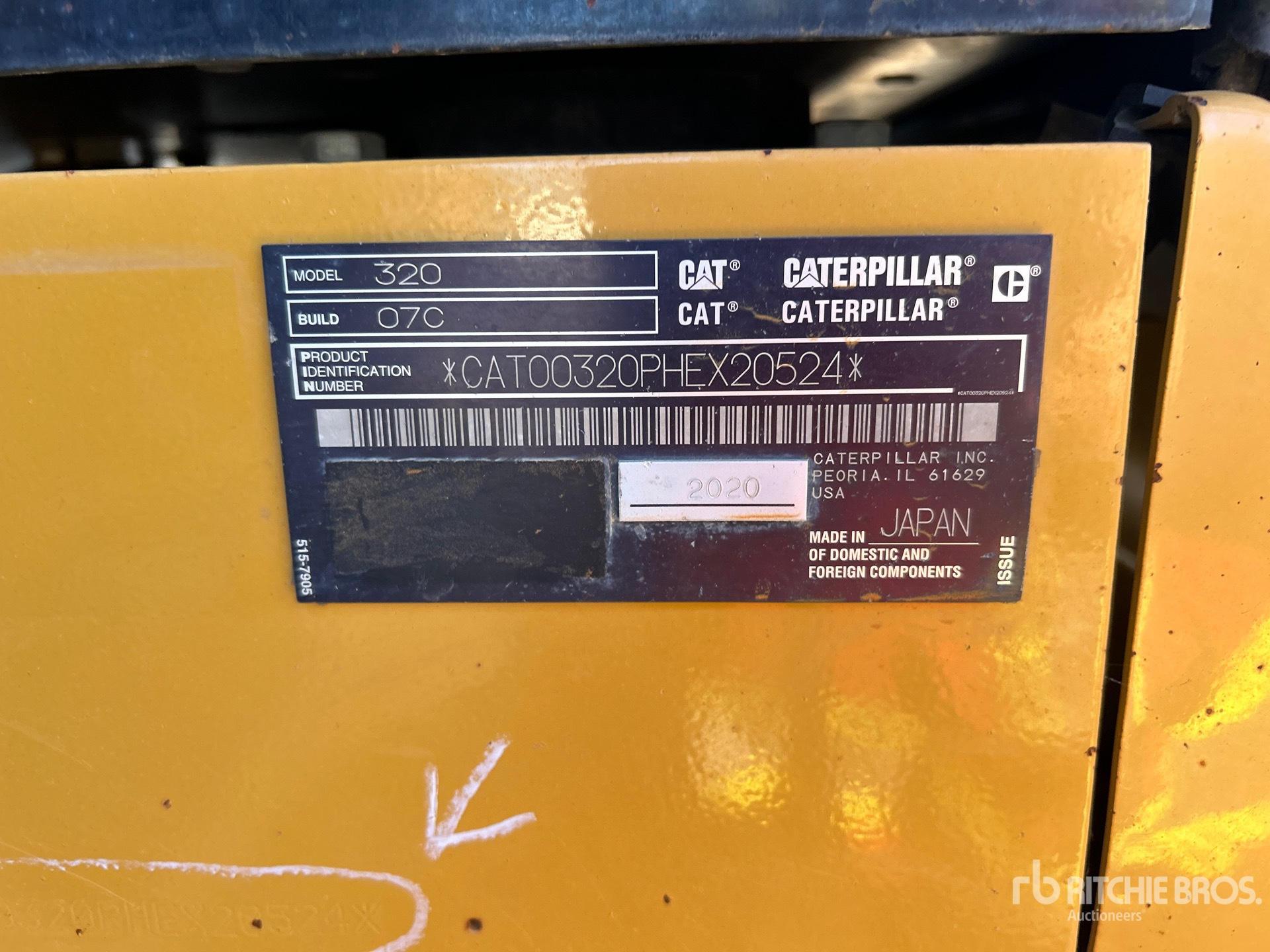 2020 Caterpillar 320