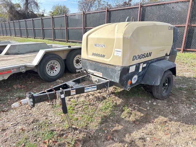 2019 Doosan C185WDO 185 cfm Mobile Air Compressor (Inoperable) 2019 Doosan C185WDO 185 cfm Mobile Air Compressor (Inoperable)
