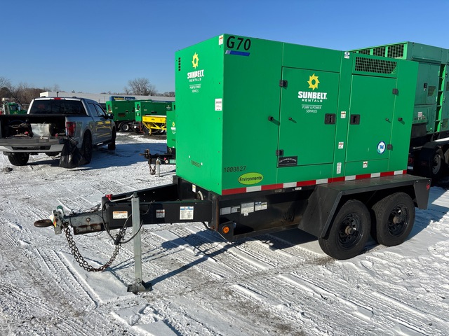 2017 Doosan G70 56 kW Mobile Stand-By Generator Set