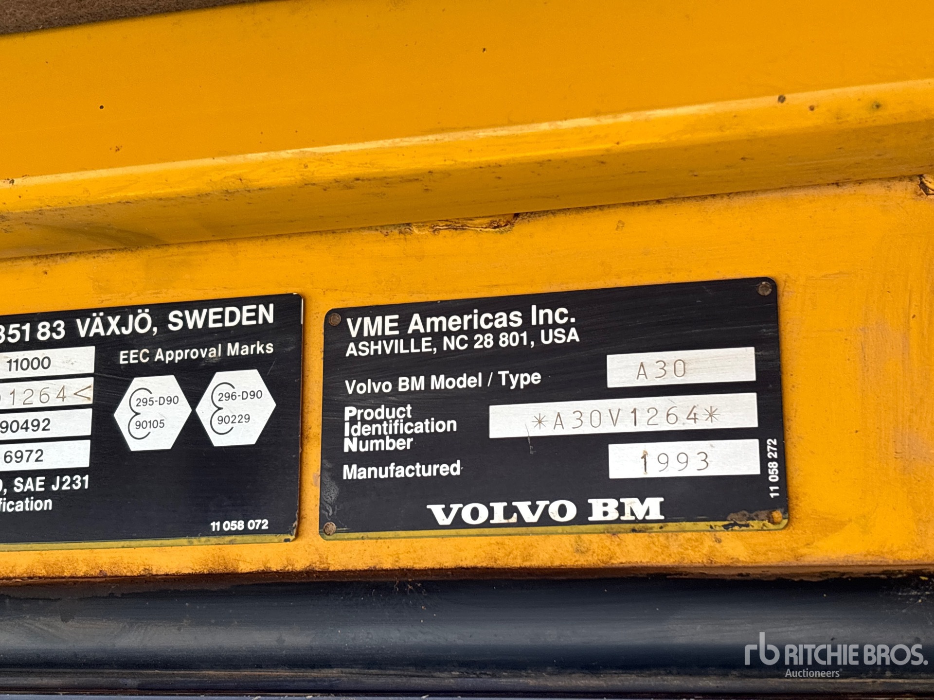 General Appearance with N.º de serie/VIN