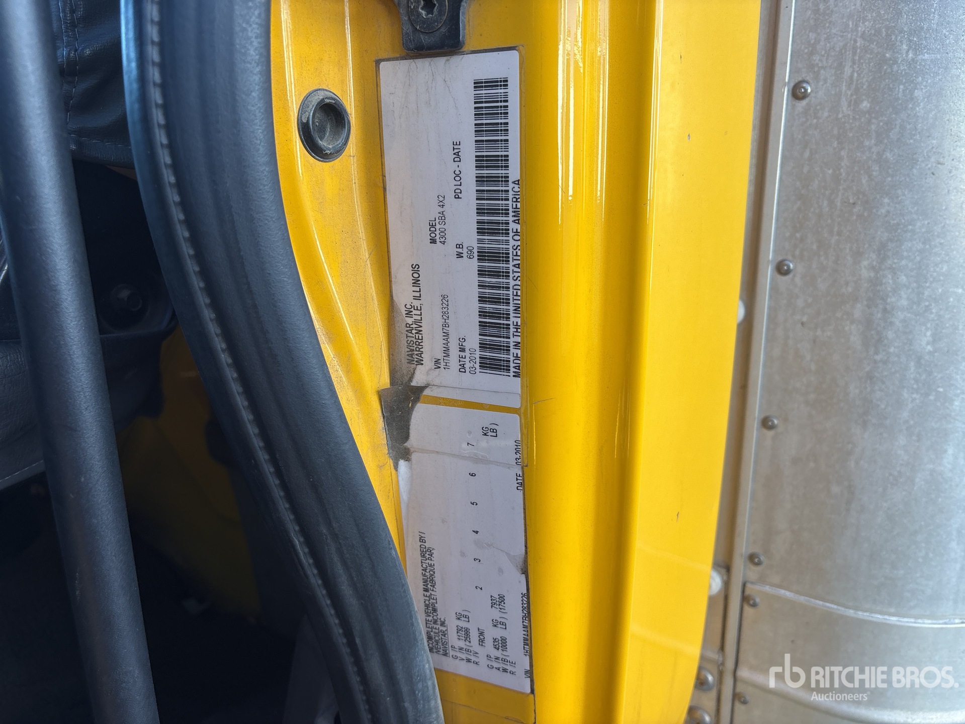 General Appearance with N.º de serie/VIN