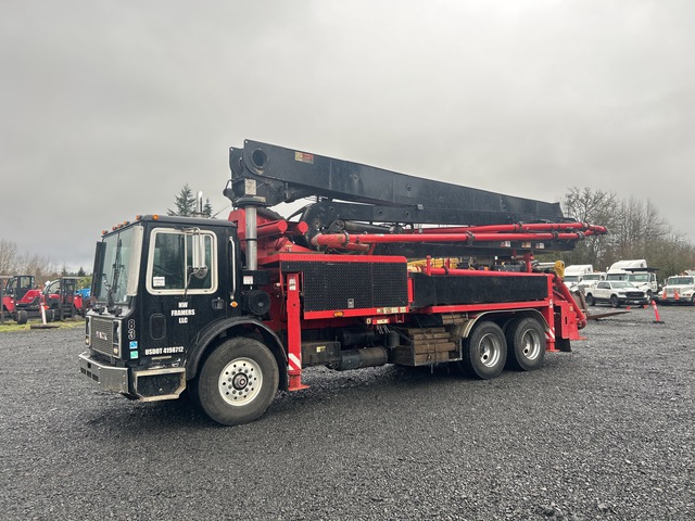 1995 Putzmeister BRF36.12L on 1995 Mack MR688S 6x4 Concrete Pump Truck