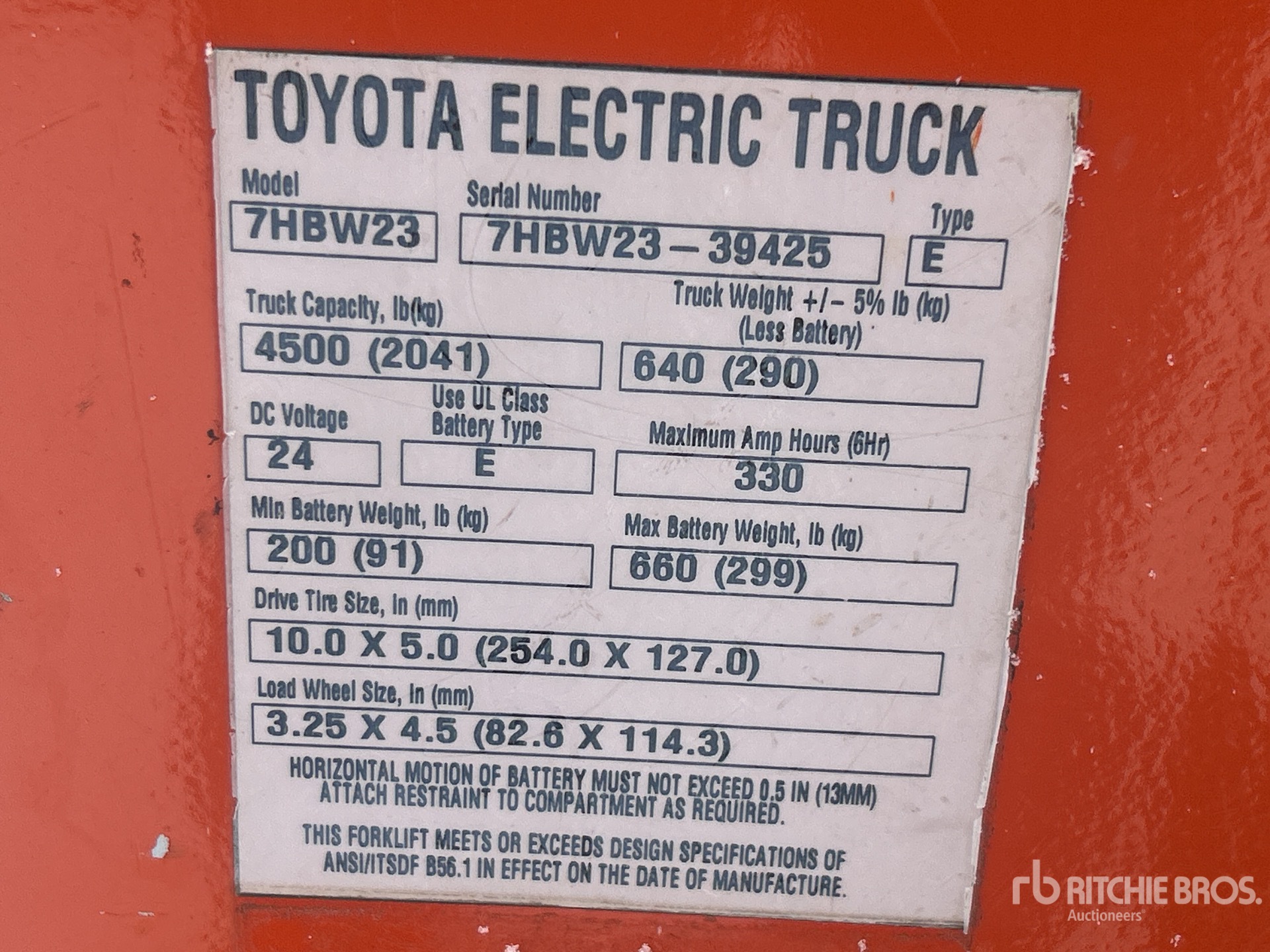 General Appearance with Numer seryjny/numer identyfikacyjny pojazdu