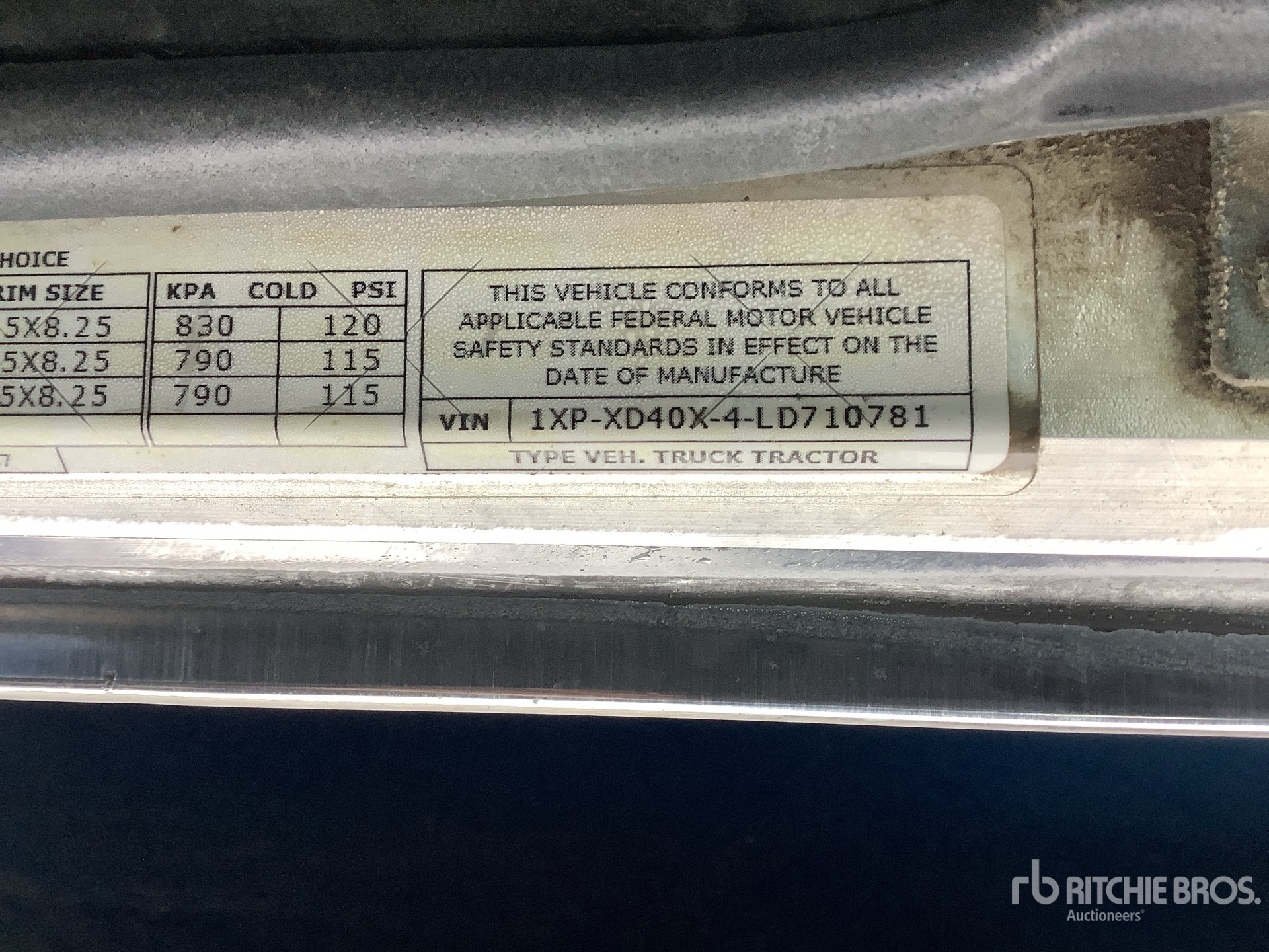 General Appearance with Numero seriale/numero d’identificazione del veicolo (VIN)