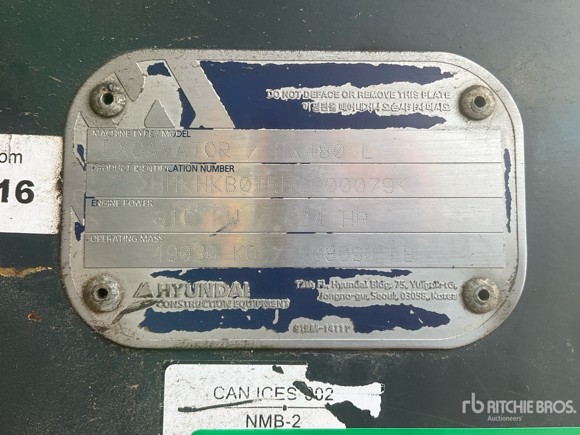 General Appearance with Numero seriale/numero d’identificazione del veicolo (VIN)