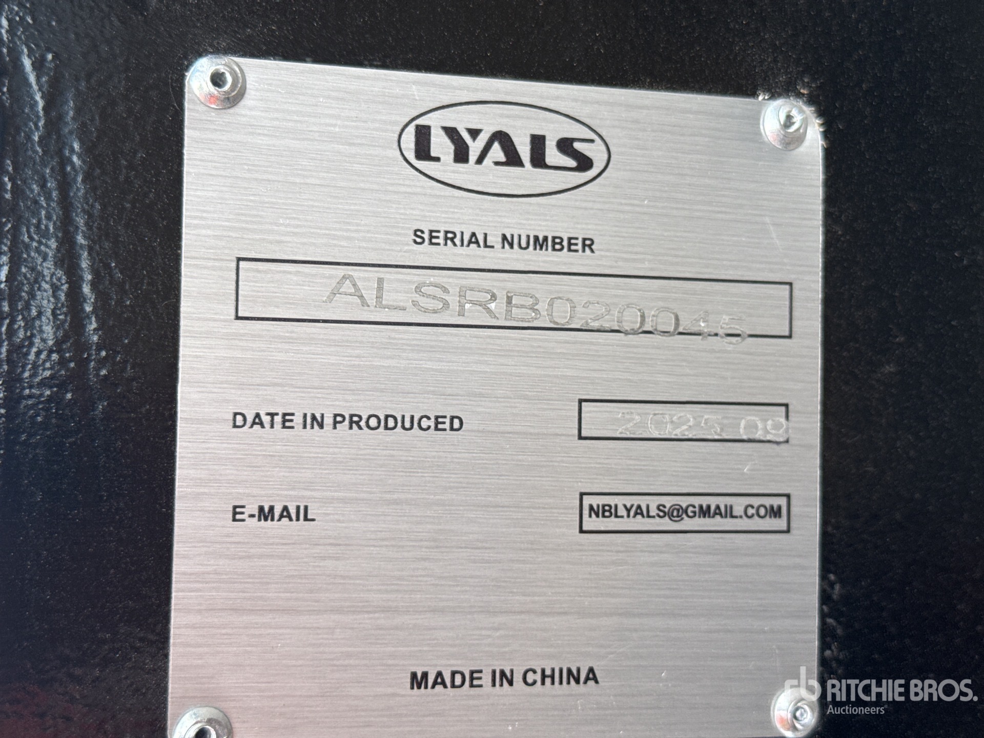 General Appearance with Numer seryjny/numer identyfikacyjny pojazdu