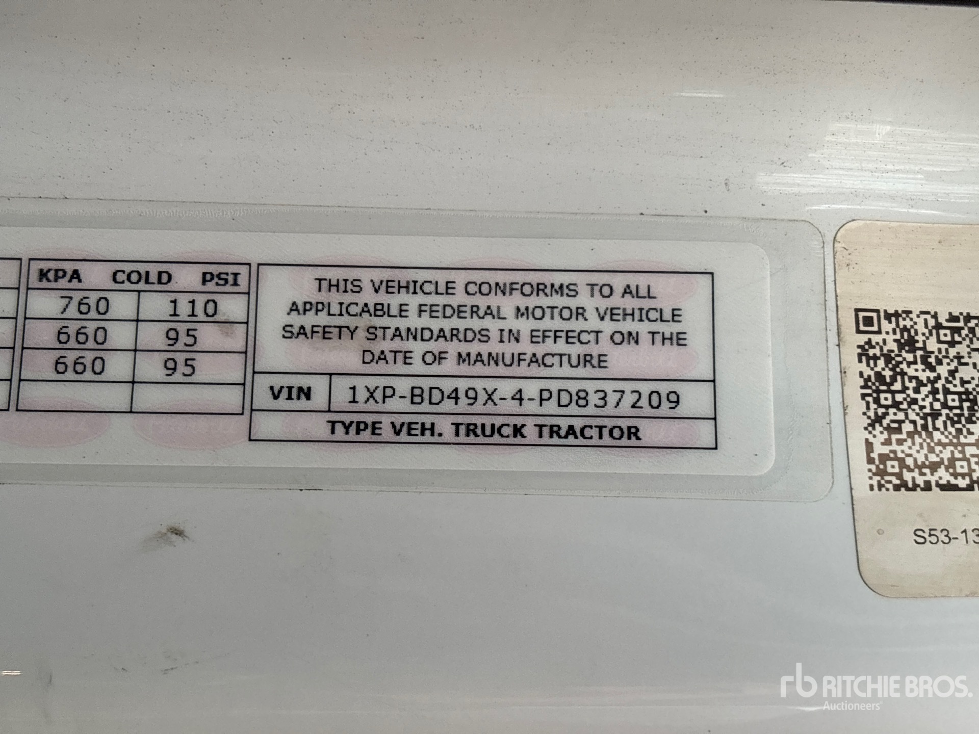 General Appearance with Second Serial Number/VIN Photo