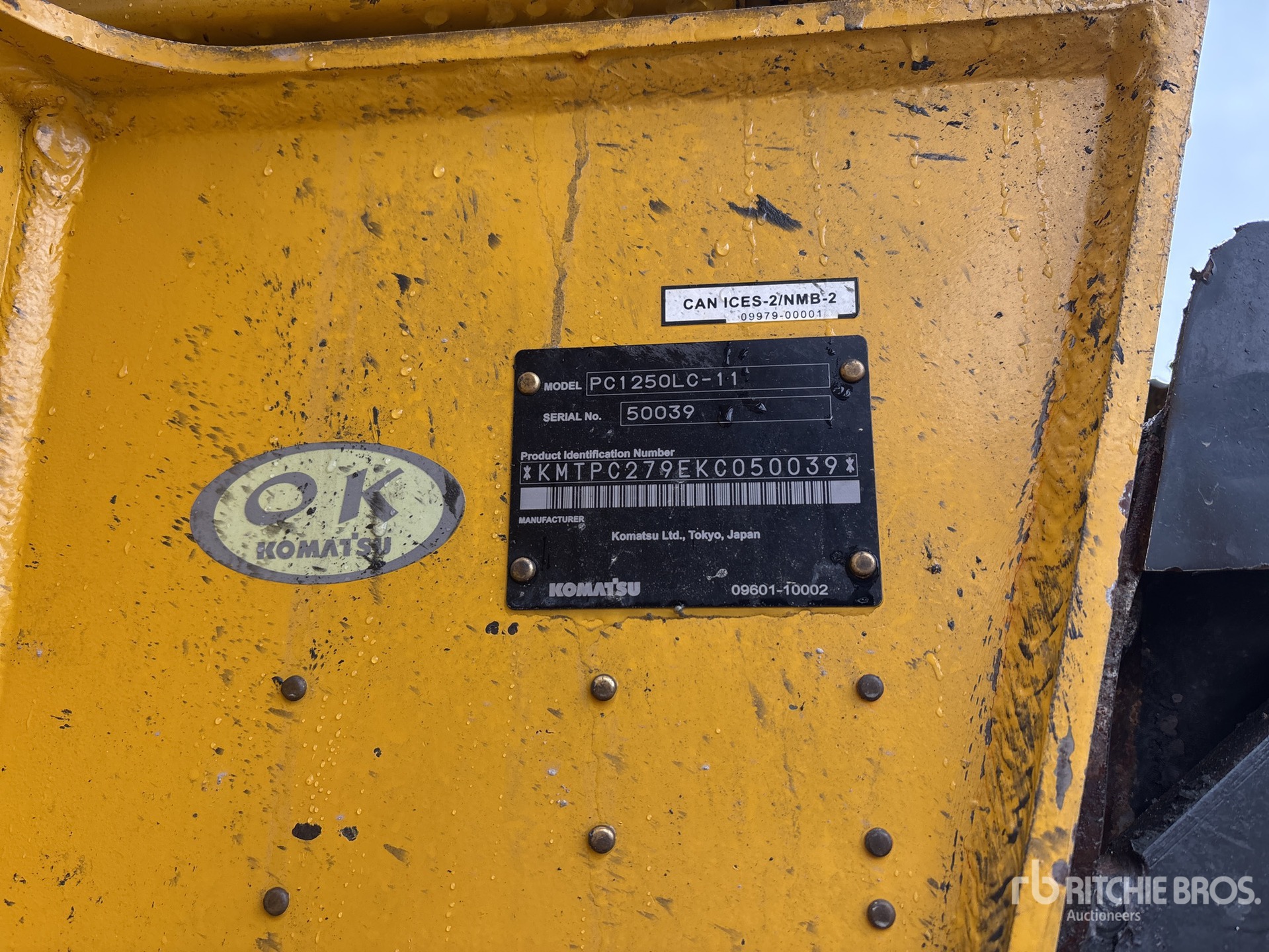 General Appearance with N.º de serie/VIN