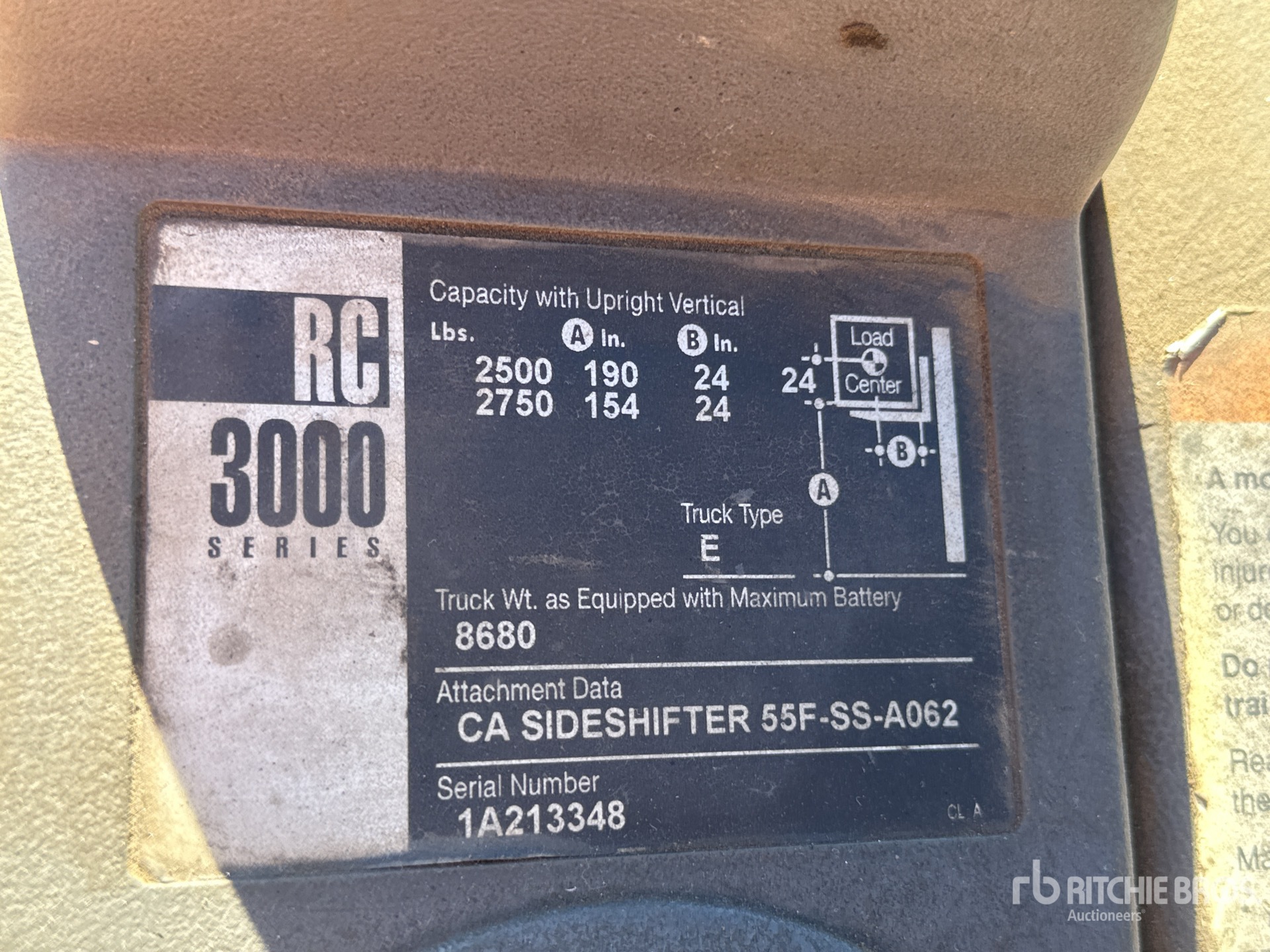 General Appearance with N.º de serie/VIN