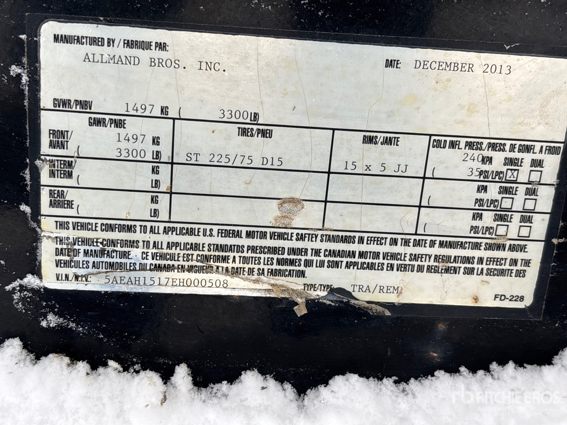 General Appearance with Seriennummer / FIN