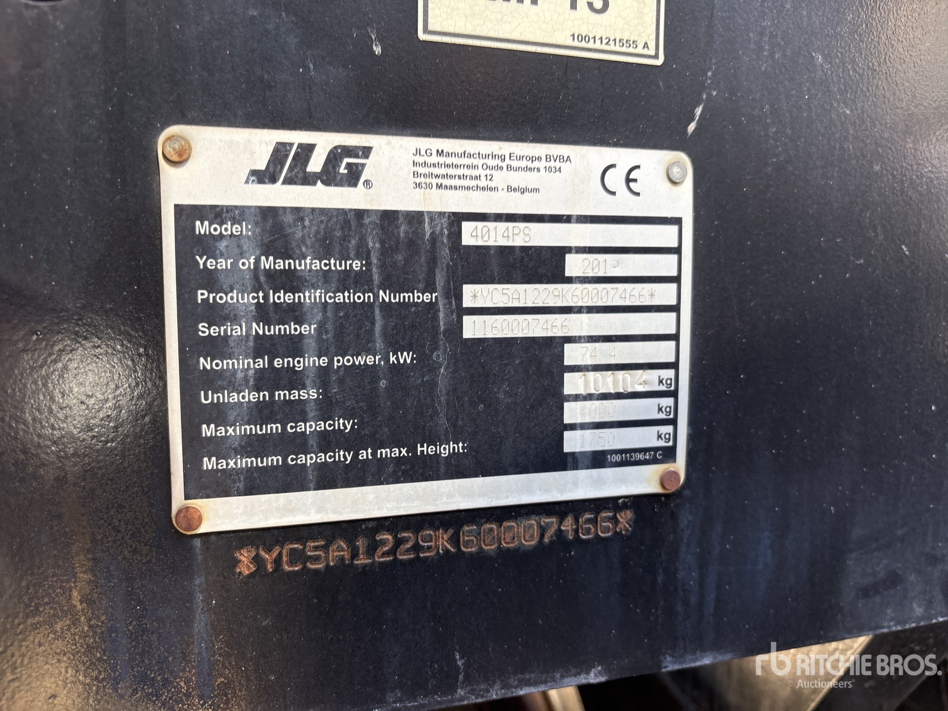 General Appearance with Numéro de série/Numéro d'identification du véhicule automobile