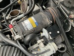 Engine with A/C Compressor