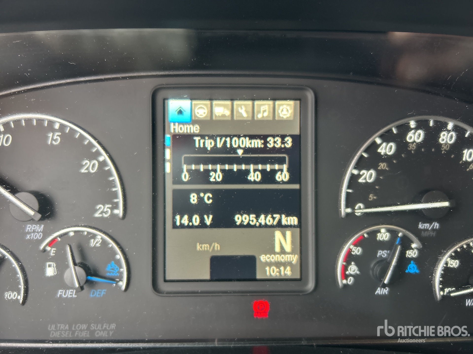 General Appearance with Hour Meter / Odometer