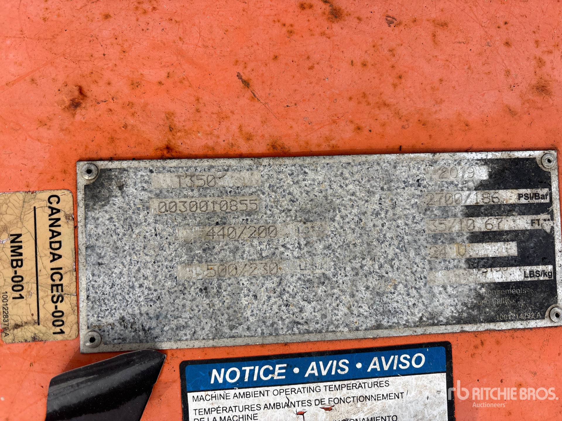 General Appearance with Numéro de série/Numéro d'identification du véhicule automobile